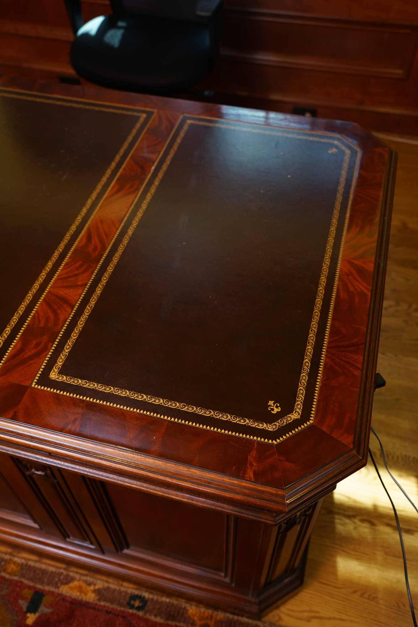 Mahogany Executive Desk by Sligh