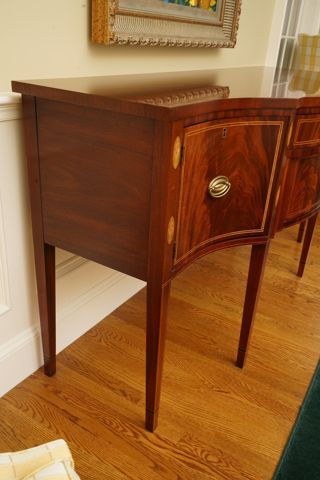 Federal-Style Mount Vernon Reproduction Mahogany Sideboard by Hickory Chair