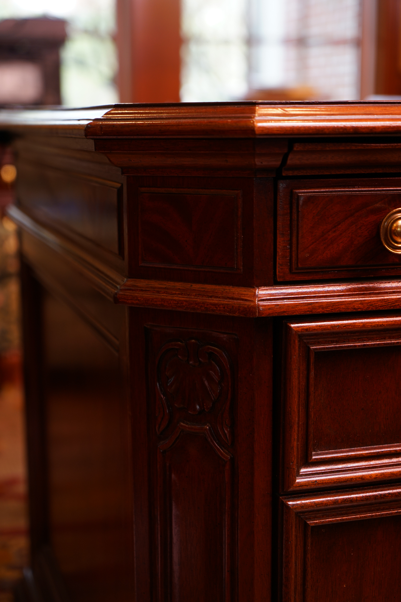 Mahogany Executive Desk by Sligh