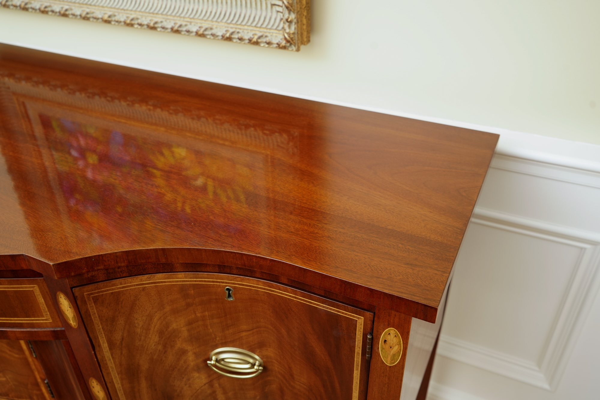 Federal-Style Mount Vernon Reproduction Mahogany Sideboard by Hickory Chair