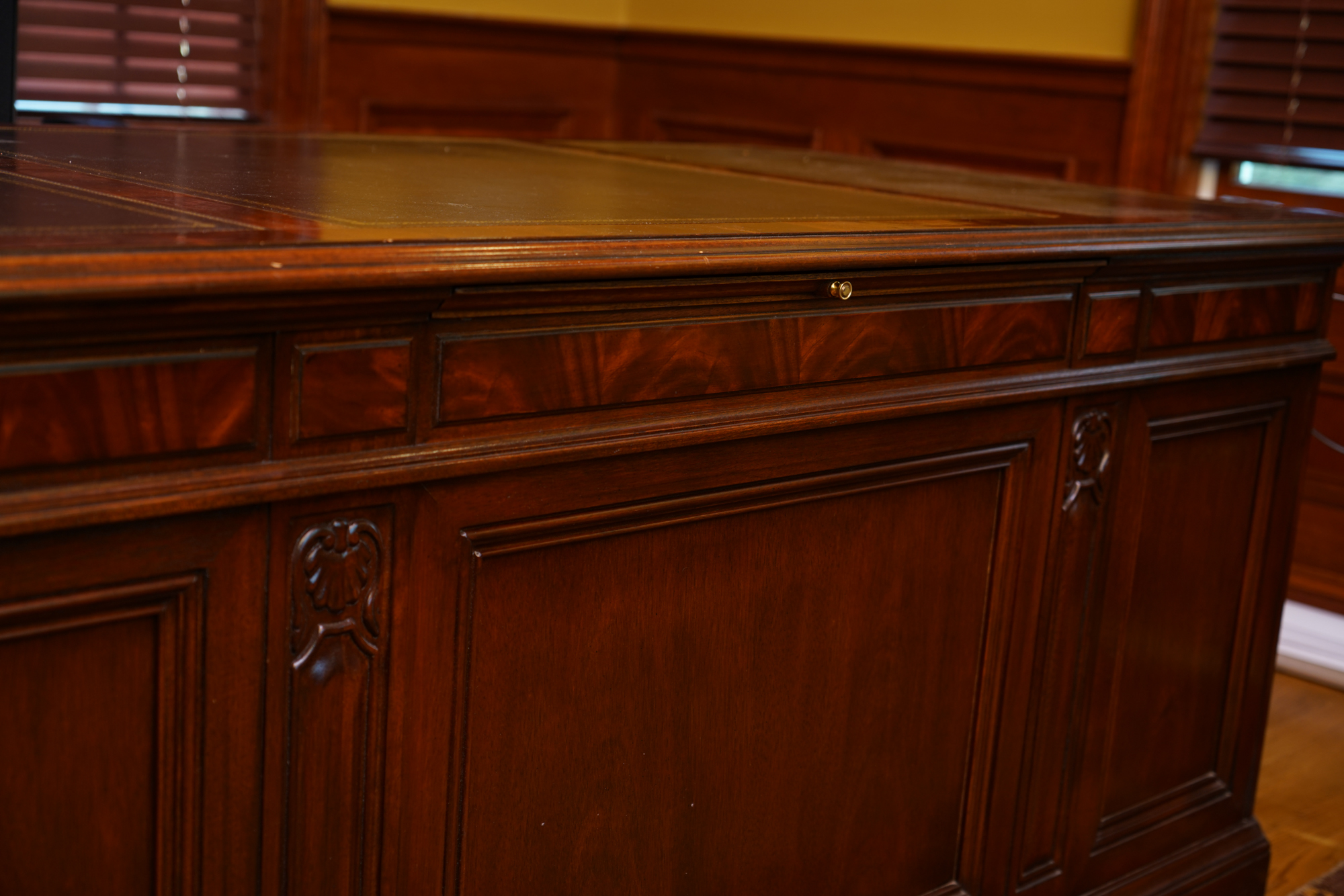 Mahogany Executive Desk by Sligh