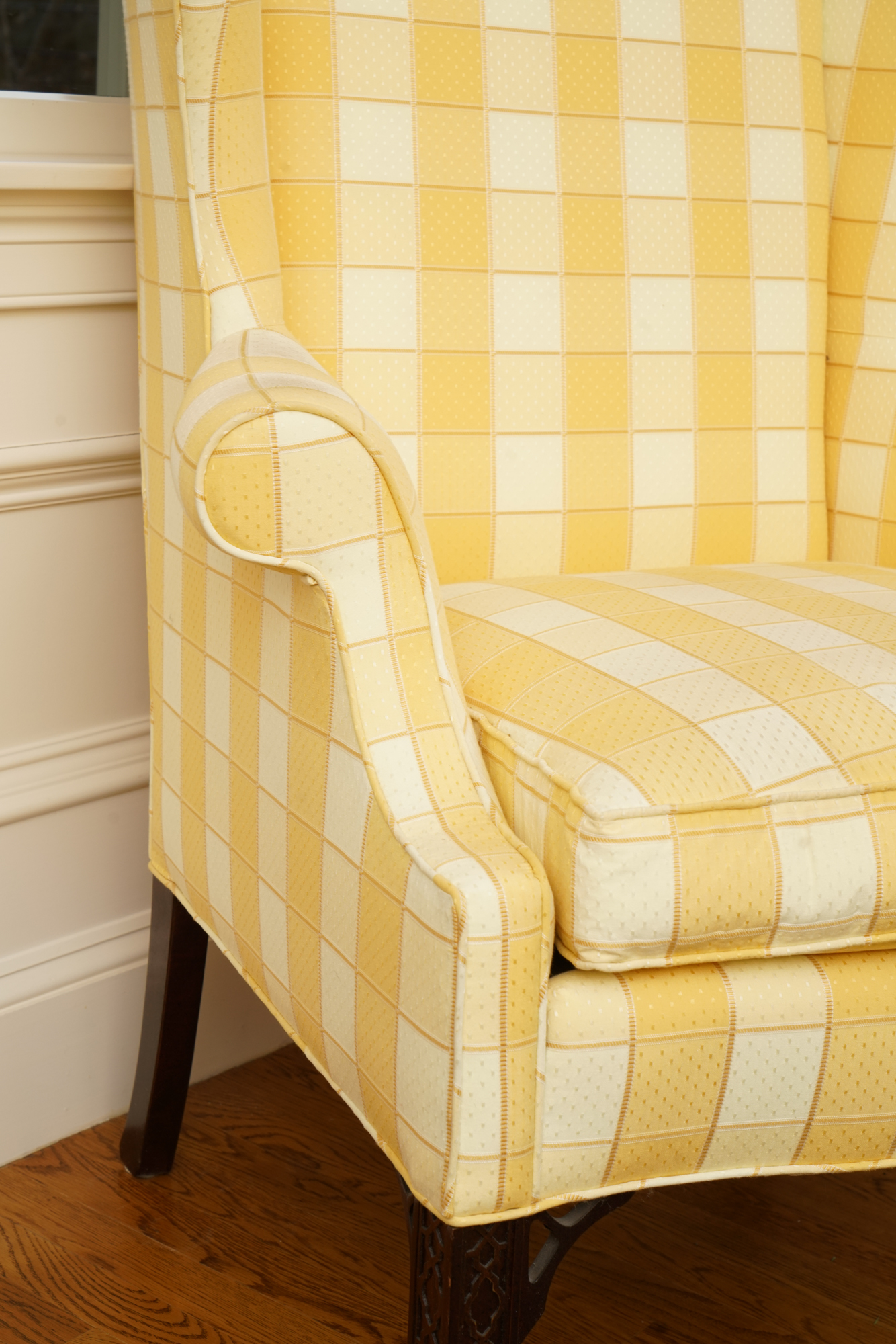 Upholstered Wingback Chairs by Sherrill