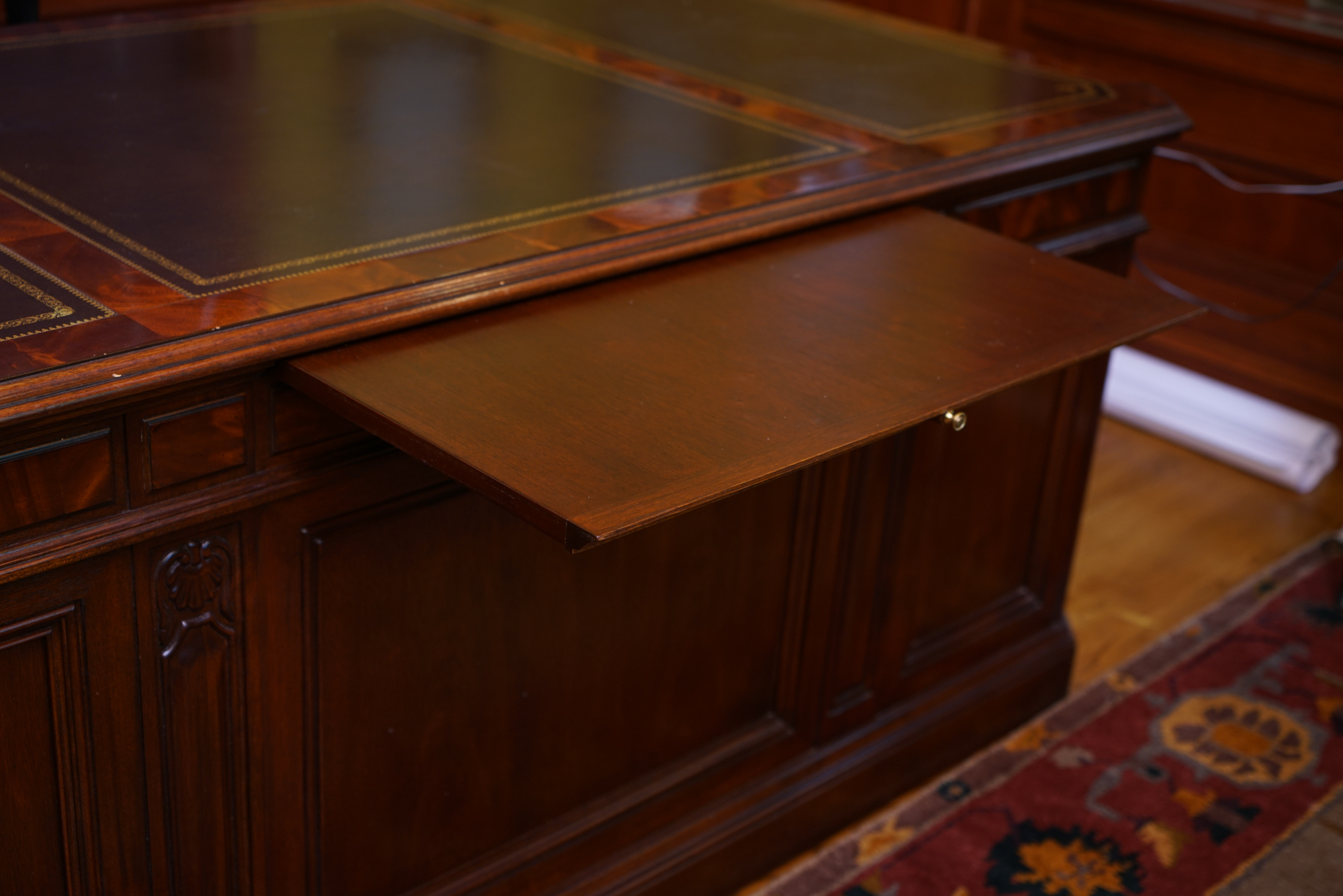Mahogany Executive Desk by Sligh
