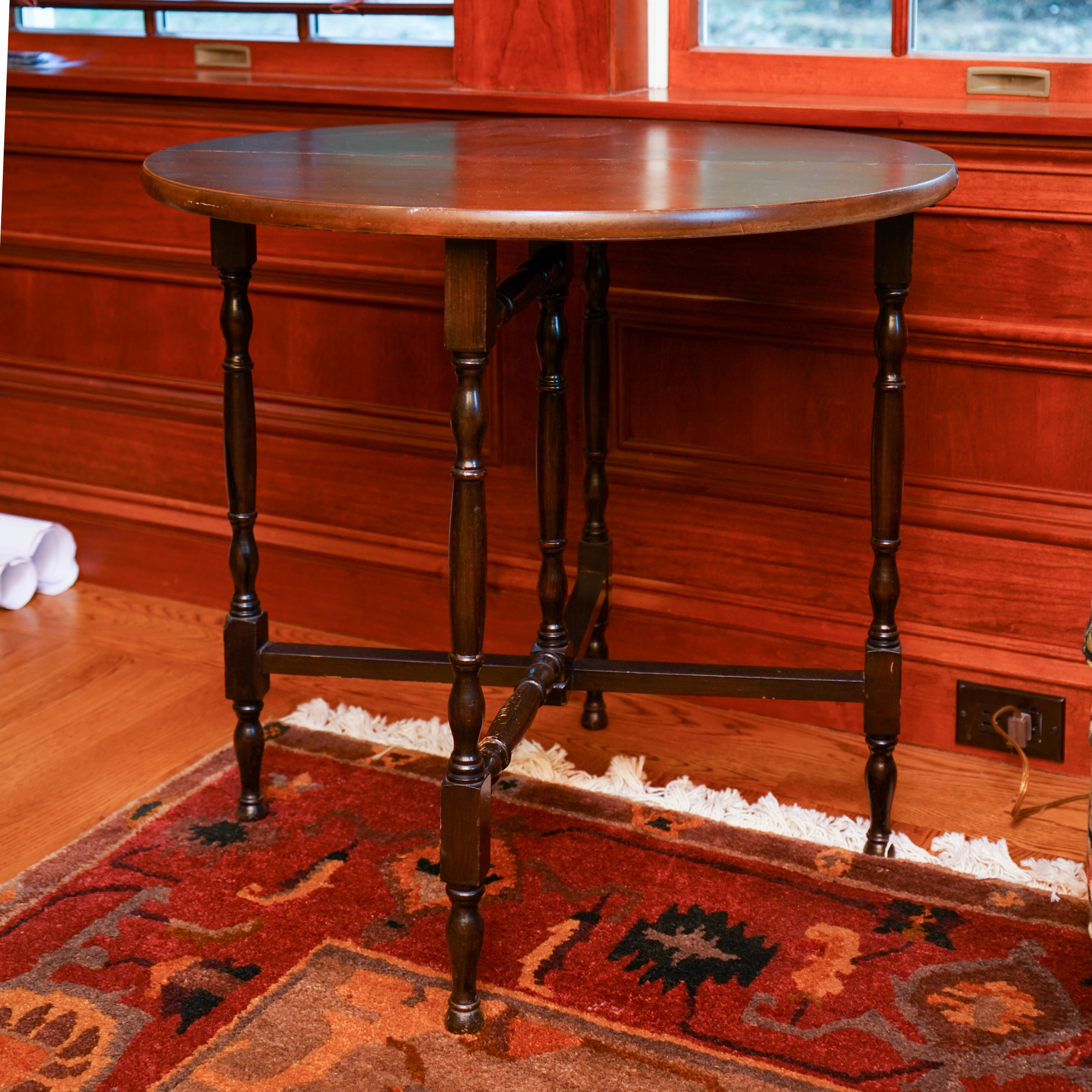 Gate Leg Demilune Accent Table by Hannahs