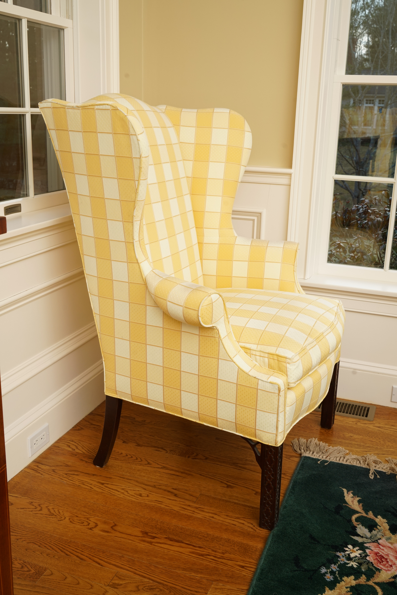 Upholstered Wingback Chairs by Sherrill