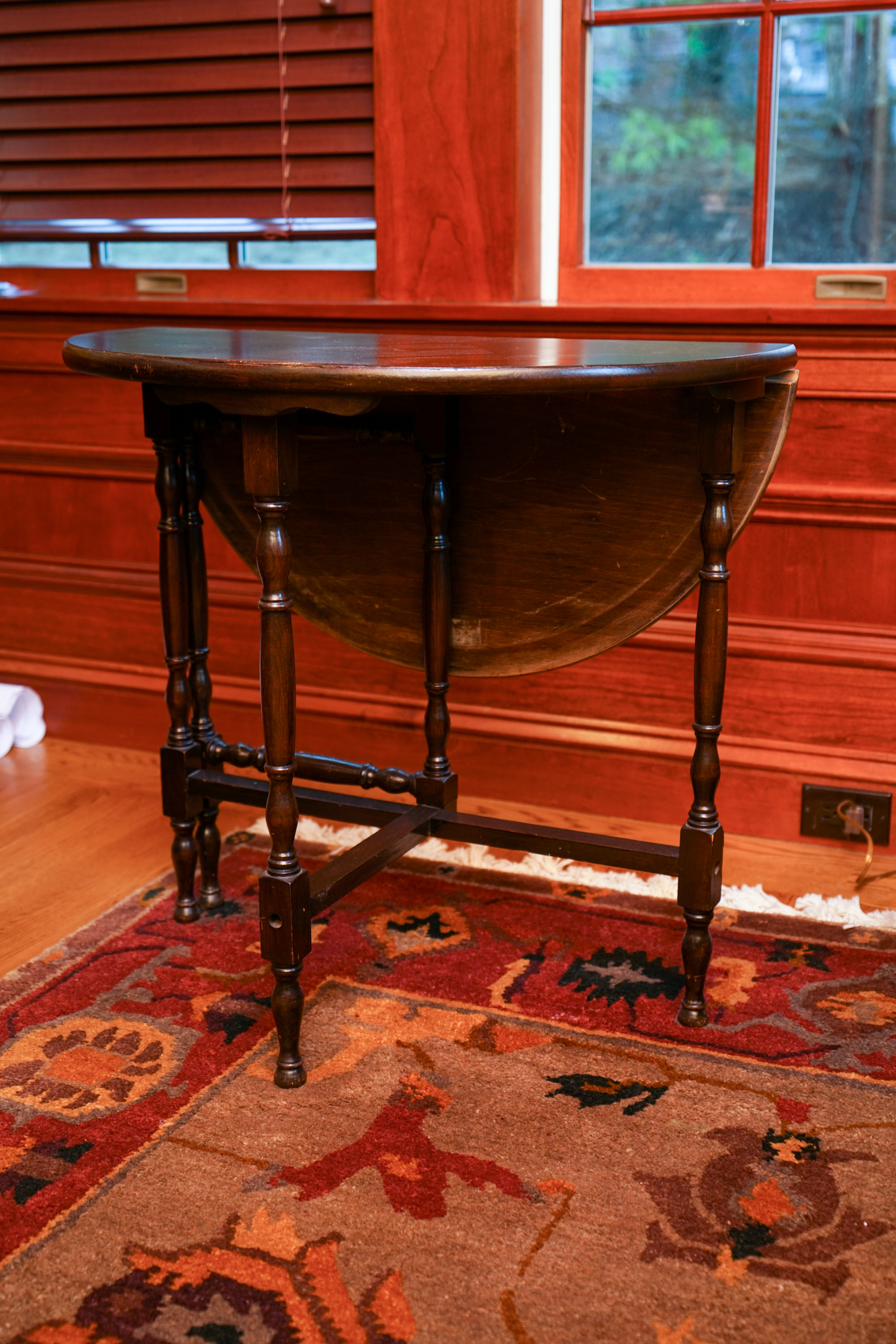 Gate Leg Demilune Accent Table by Hannahs