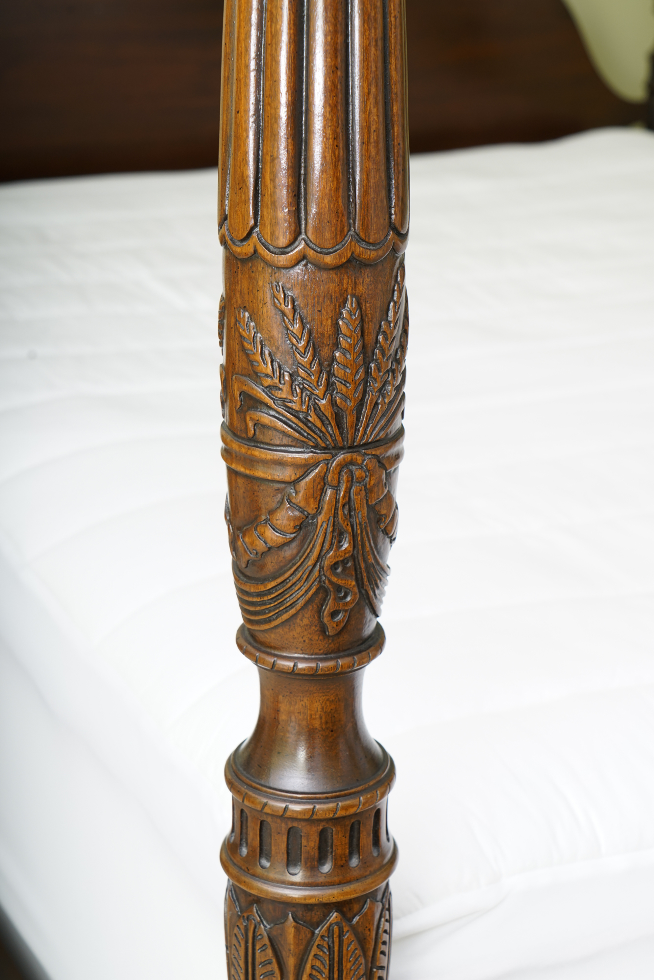 Queen Sized Four Poster Bed Frame by Drexel