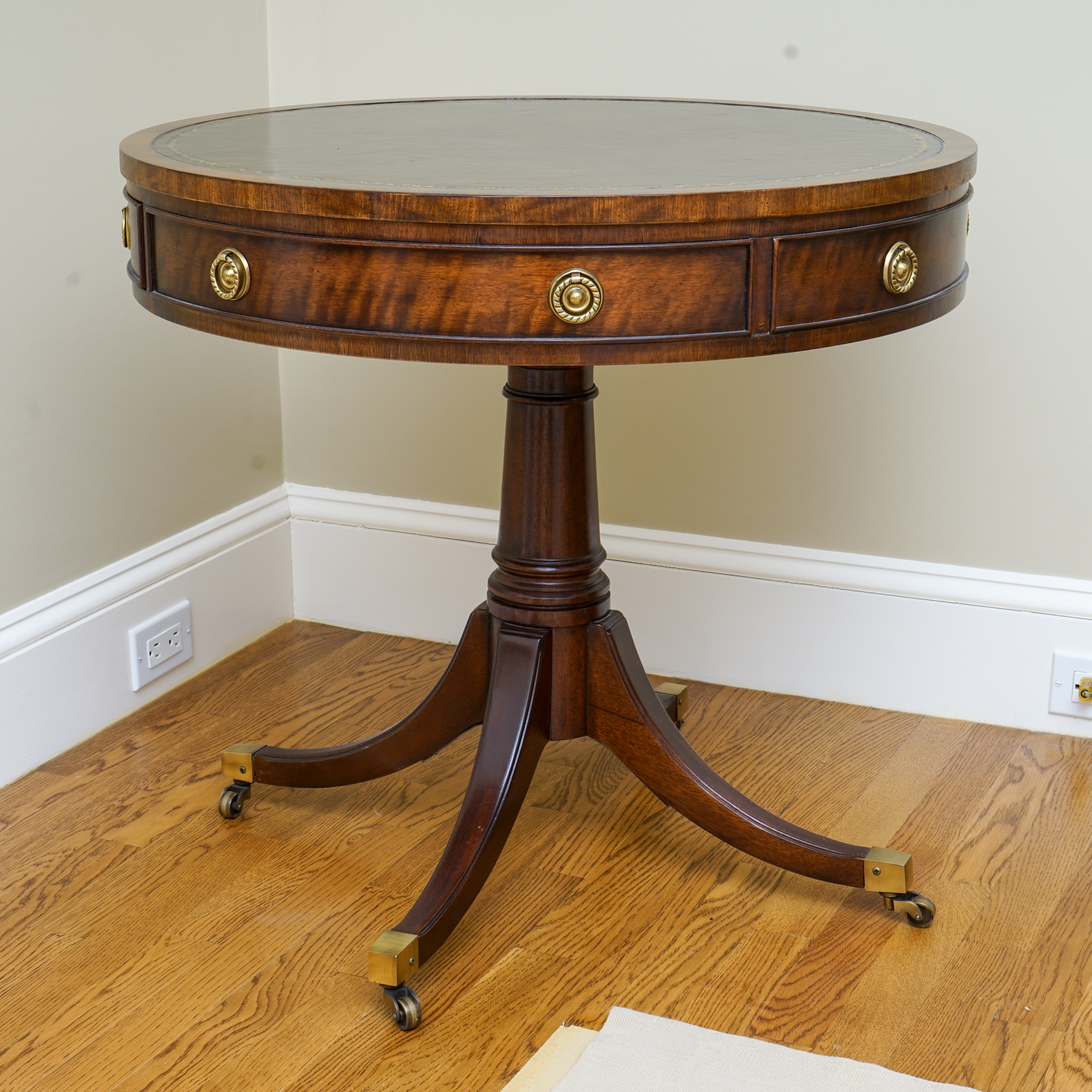 Duncan Phyfe Style Drum Table