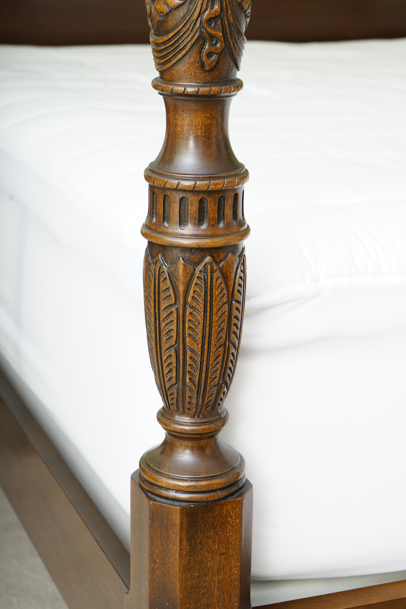 Queen Sized Four Poster Bed Frame by Drexel