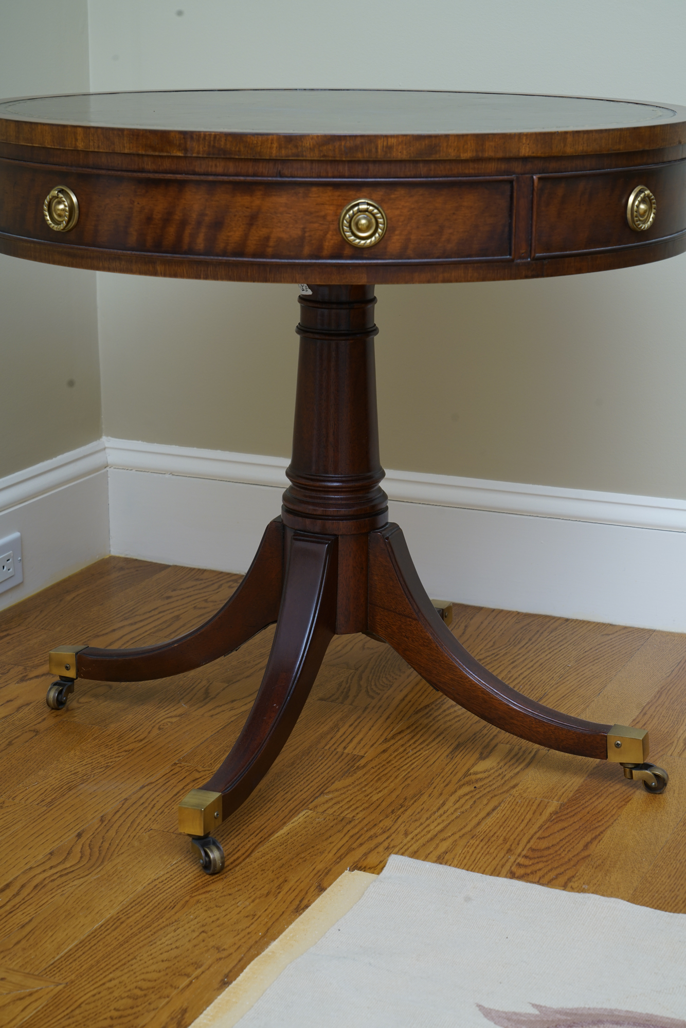 Duncan Phyfe Style Drum Table