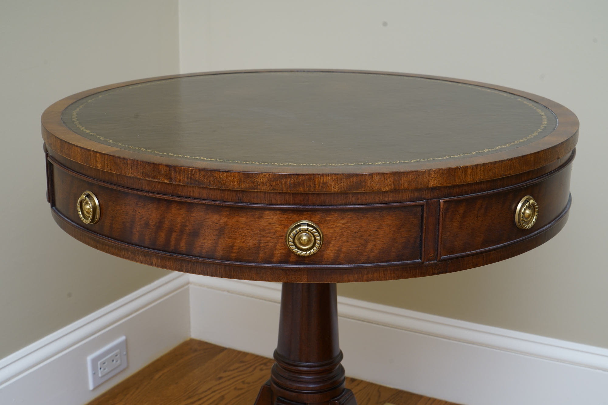 Duncan Phyfe Style Drum Table