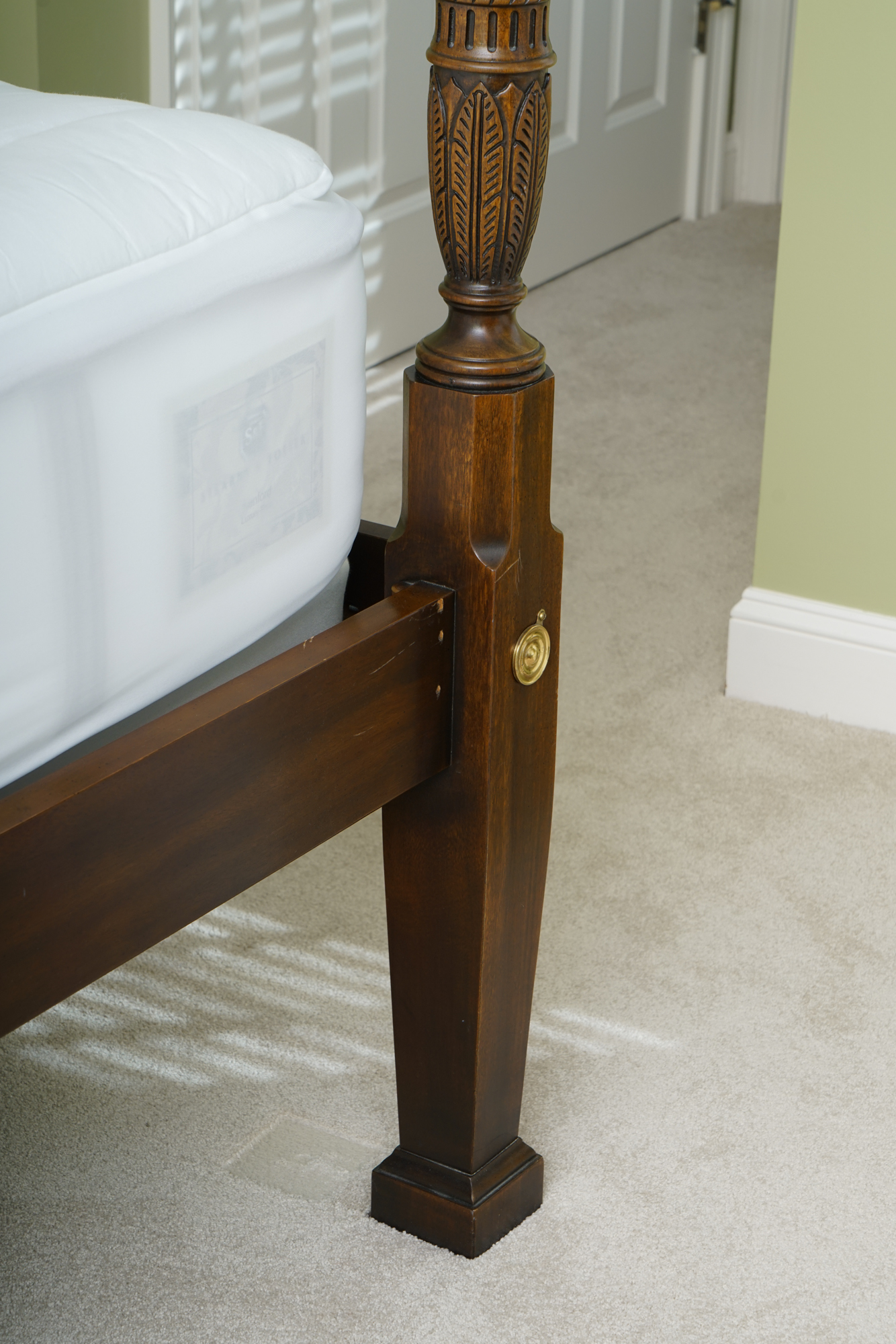 Queen Sized Four Poster Bed Frame by Drexel