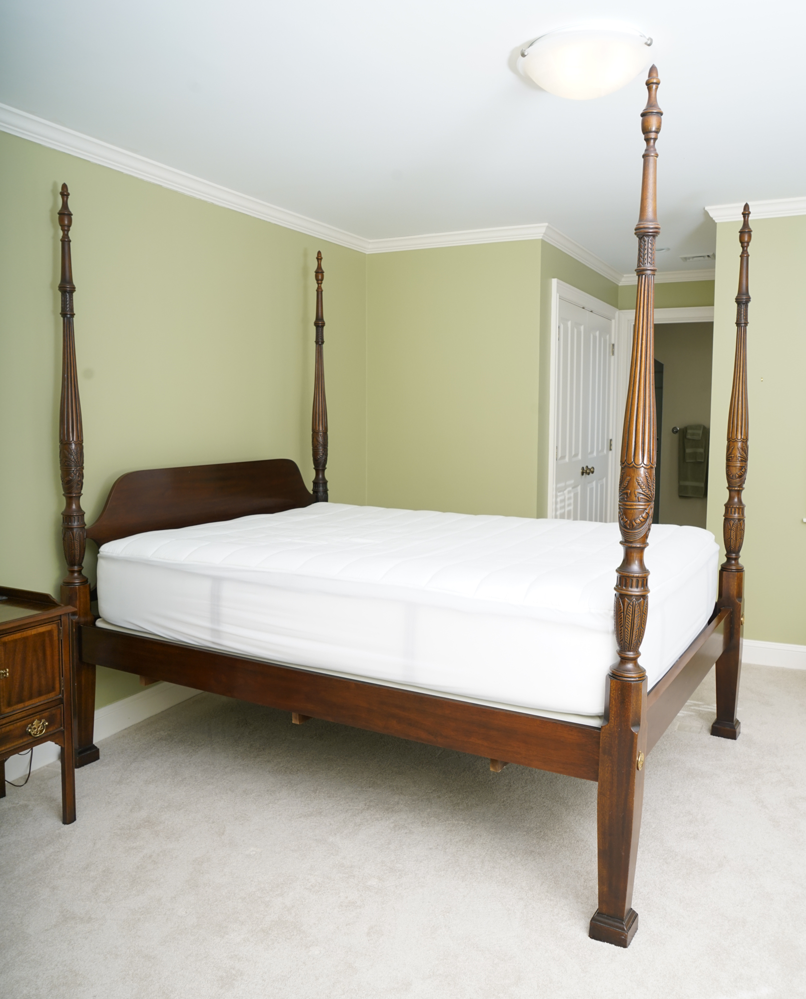 Queen Sized Four Poster Bed Frame by Drexel