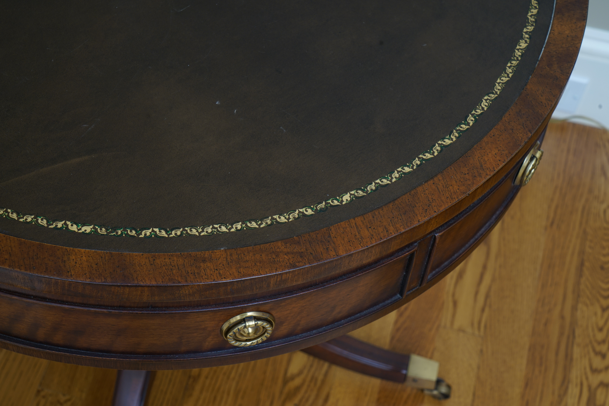 Duncan Phyfe Style Drum Table