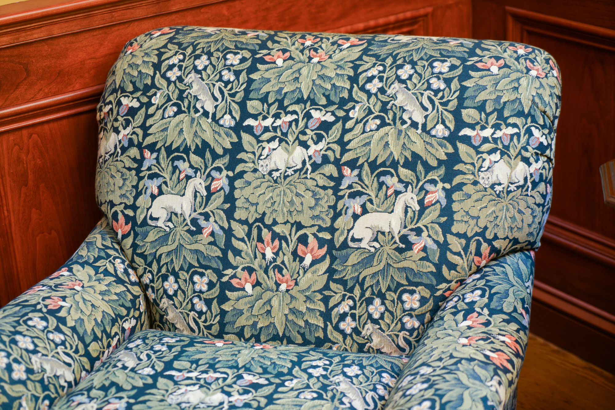 Print Upholstered Lounge Chair by Stanford Furniture