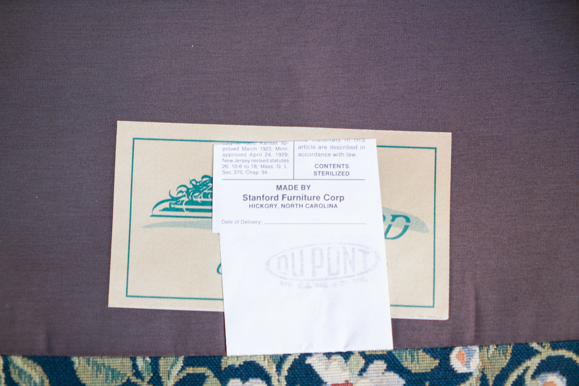 Print Upholstered Lounge Chair by Stanford Furniture