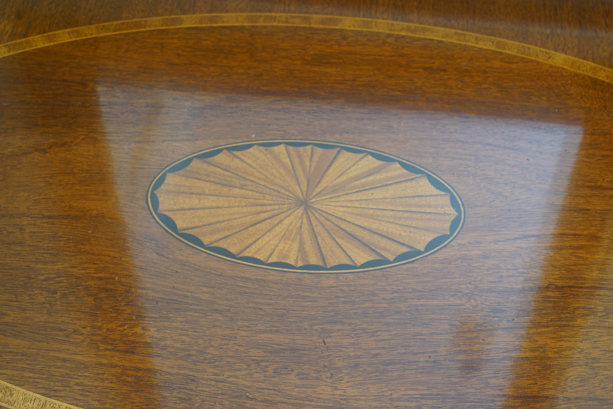 Vintage Hepplewhite Style Mahogany Chest of Drawers by Henredon