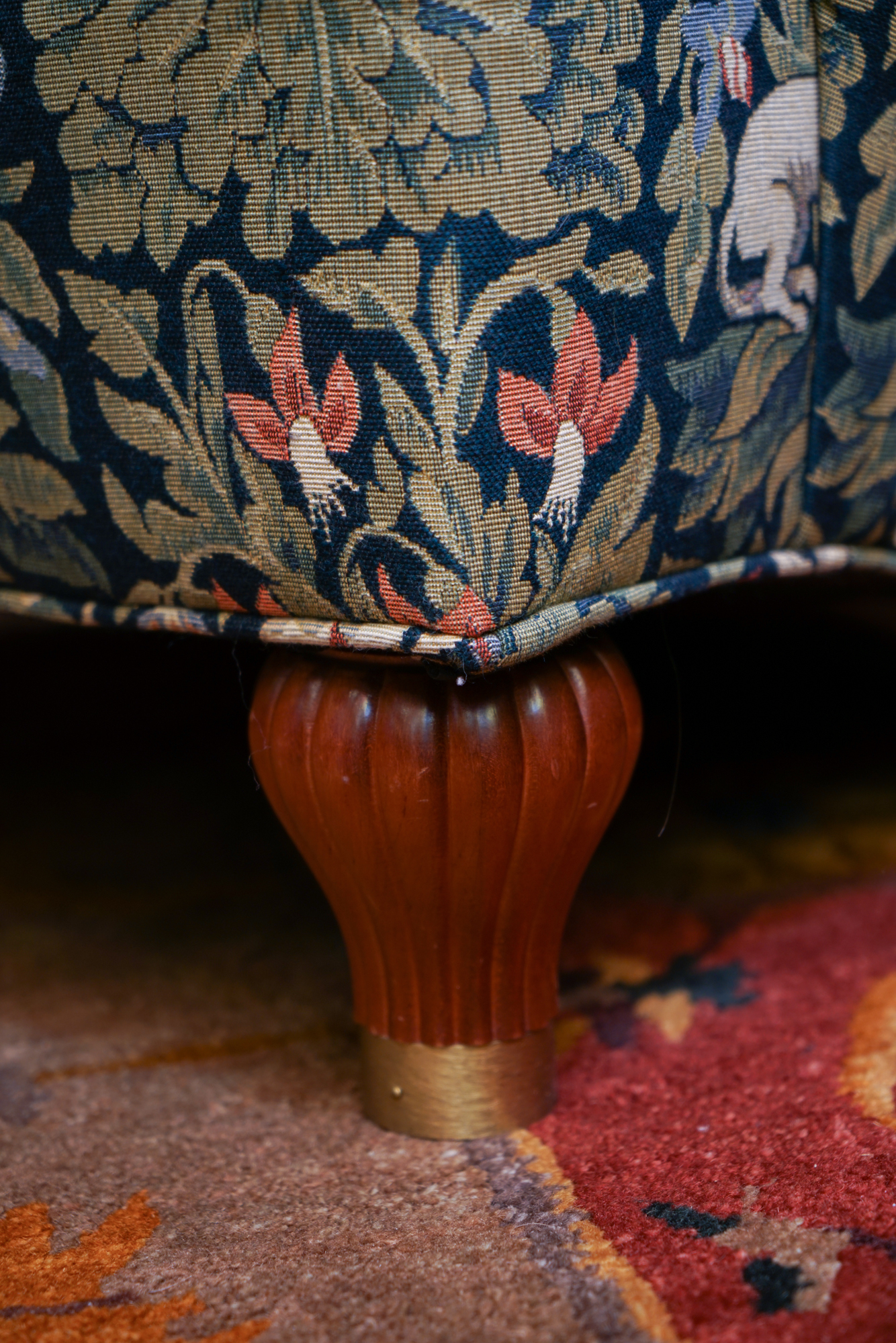 Print Upholstered Lounge Chair by Stanford Furniture