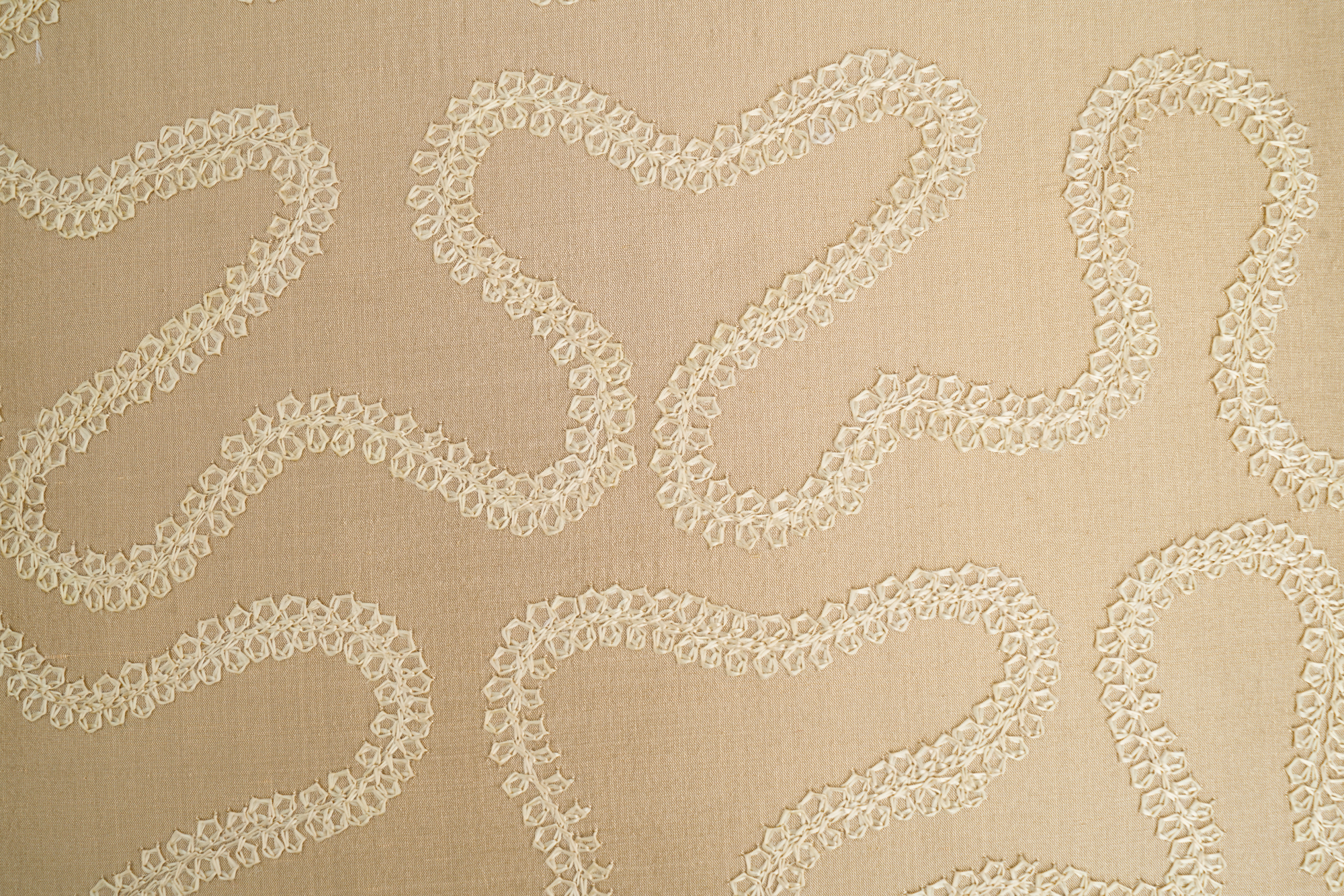 Pair of Mid Century Modern Style Armchairs and Ottomans by Duralee