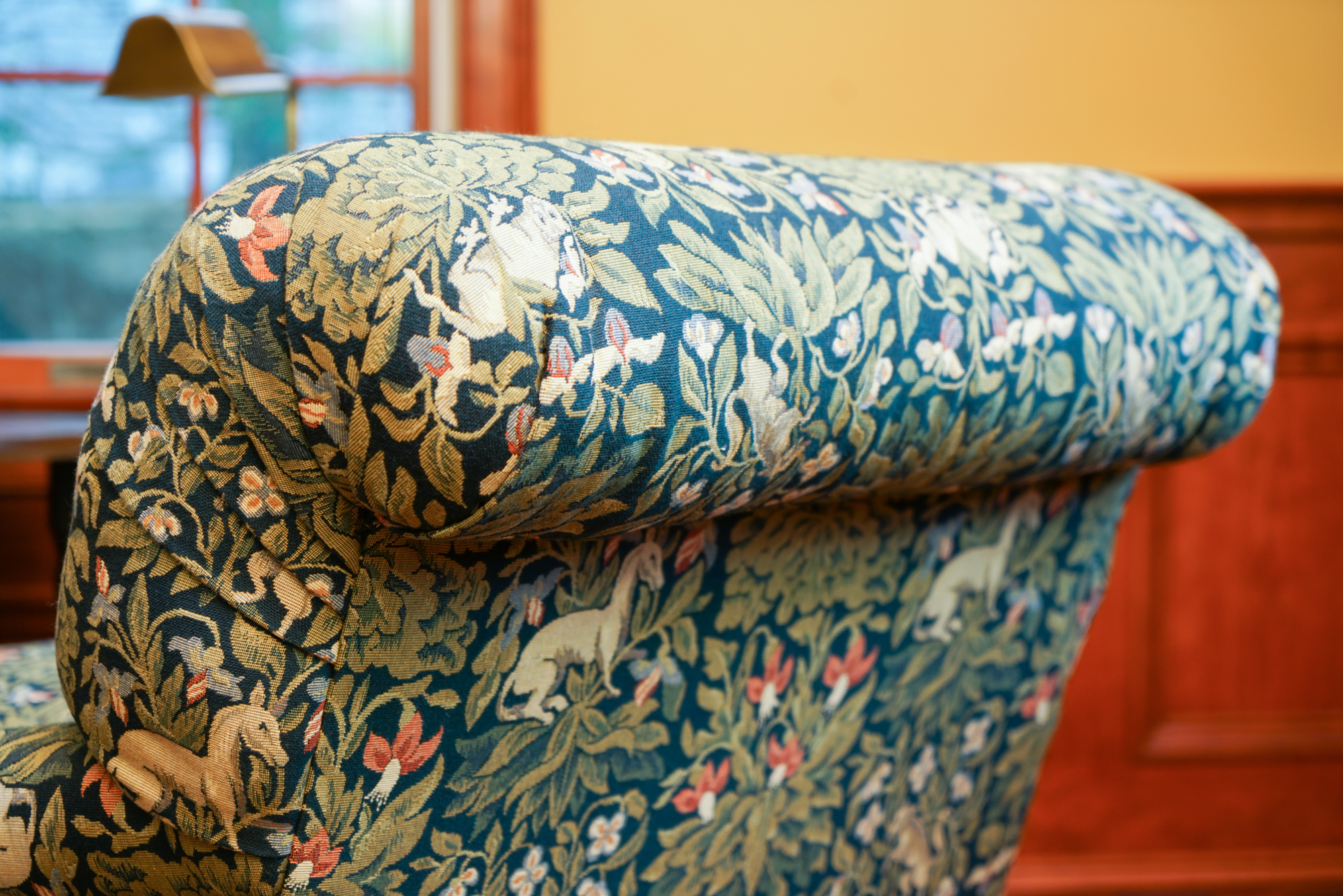 Print Upholstered Lounge Chair by Stanford Furniture