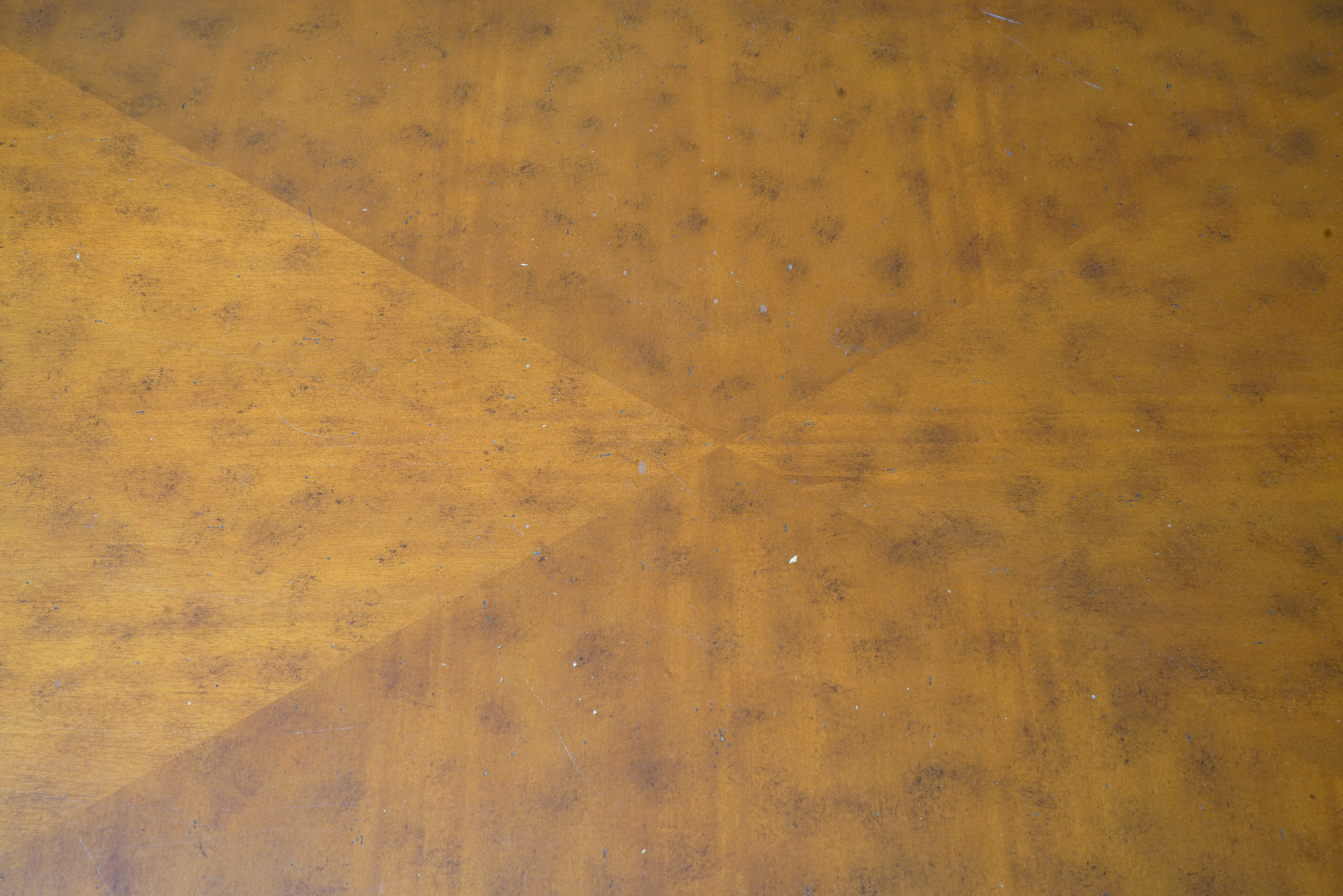 Coffee Table with Scrolled Metal Base