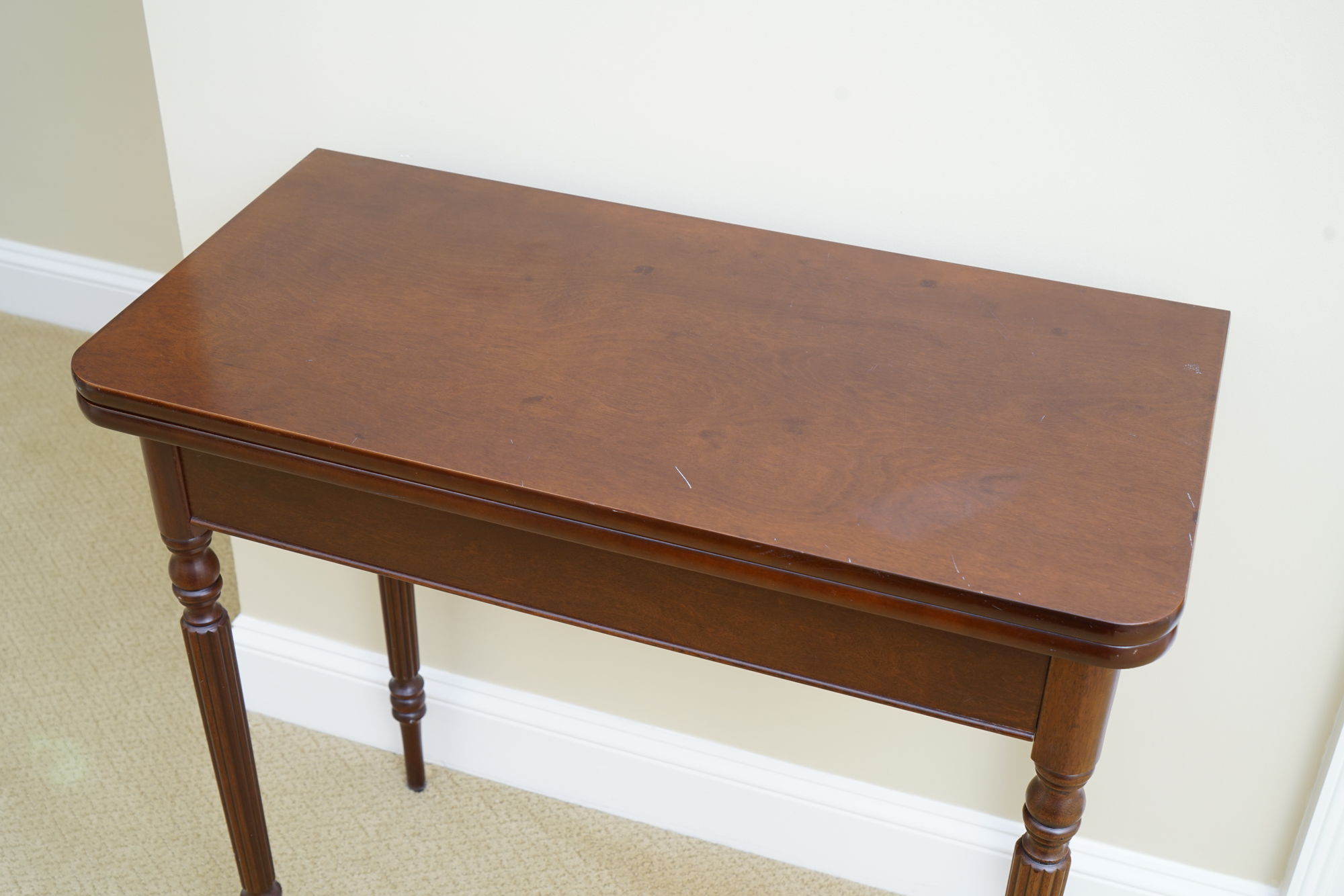 Sheraton Style Flip Top Game Table