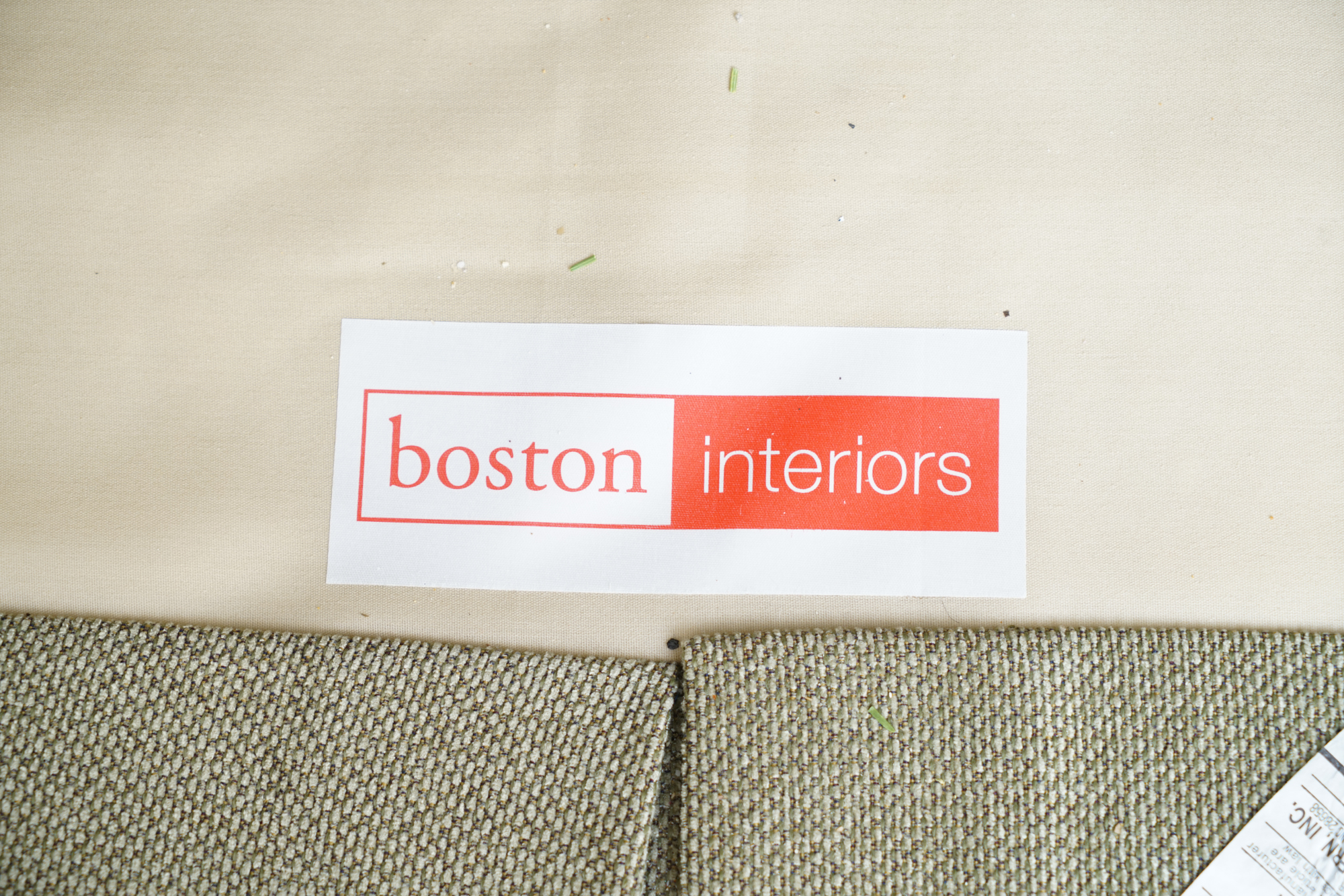 Upholstered Love Seat by Boston Interiors