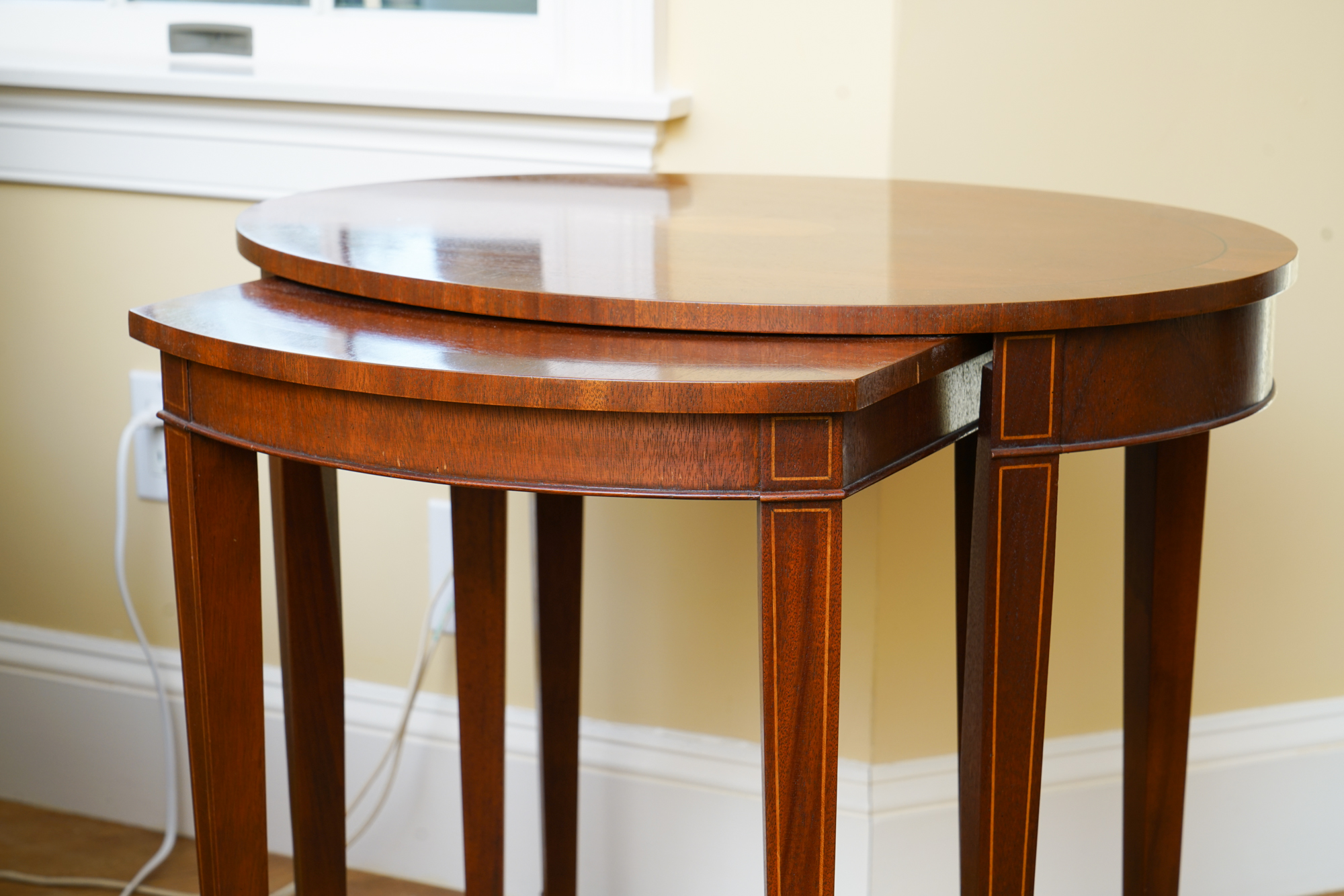 Federal Style Nesting Tables by Baker Furniture