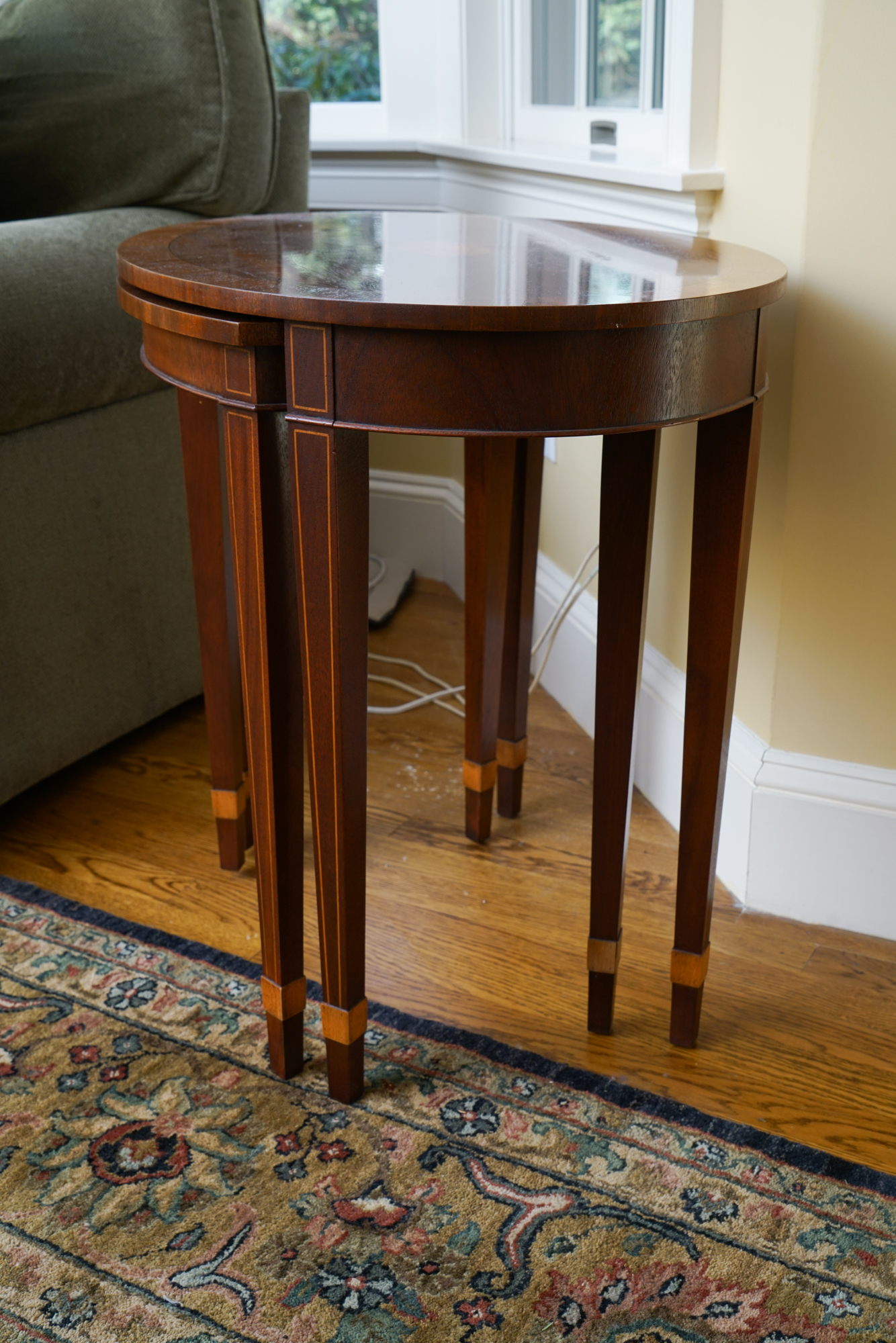 Federal Style Nesting Tables by Baker Furniture