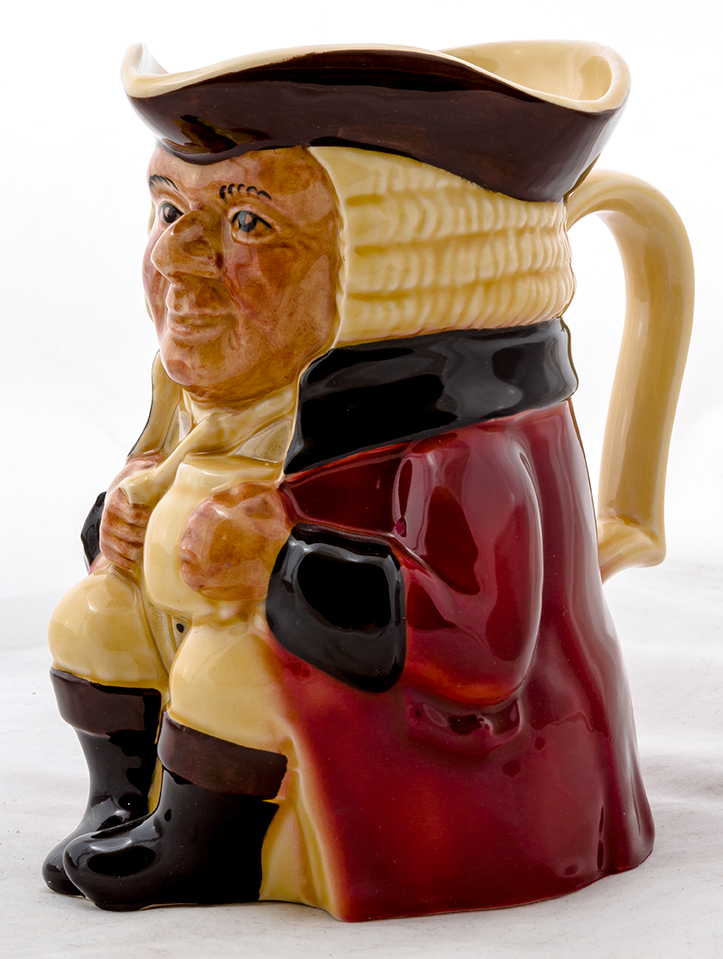 Staffordshire Toby Pitcher and Ceramic Character Jugs