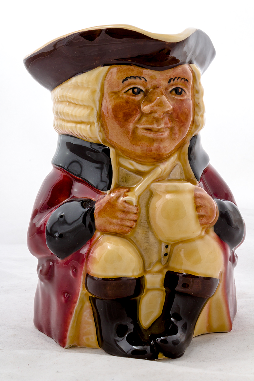 Staffordshire Toby Pitcher and Ceramic Character Jugs