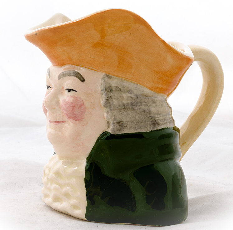Staffordshire Toby Pitcher and Ceramic Character Jugs