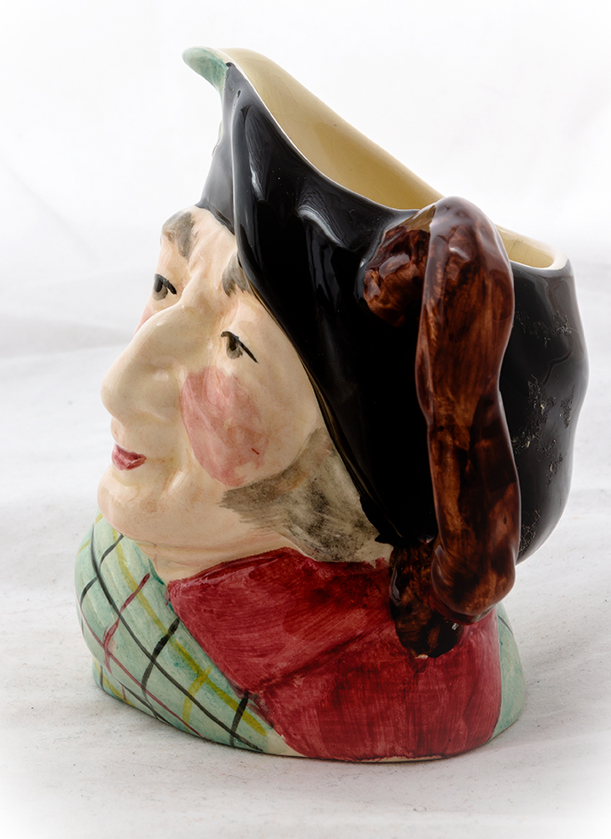 Staffordshire Toby Pitcher and Ceramic Character Jugs