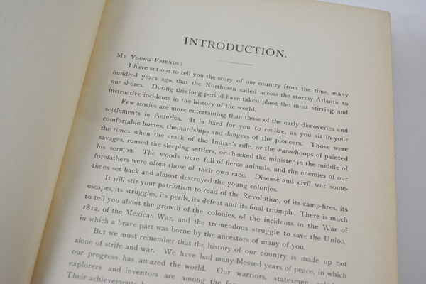 Edward S. Ellis "Youth's History of the United States" Hardcover Book Set