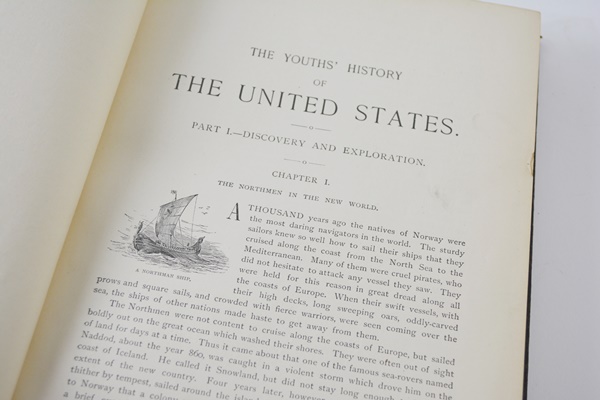 Edward S. Ellis "Youth's History of the United States" Hardcover Book Set