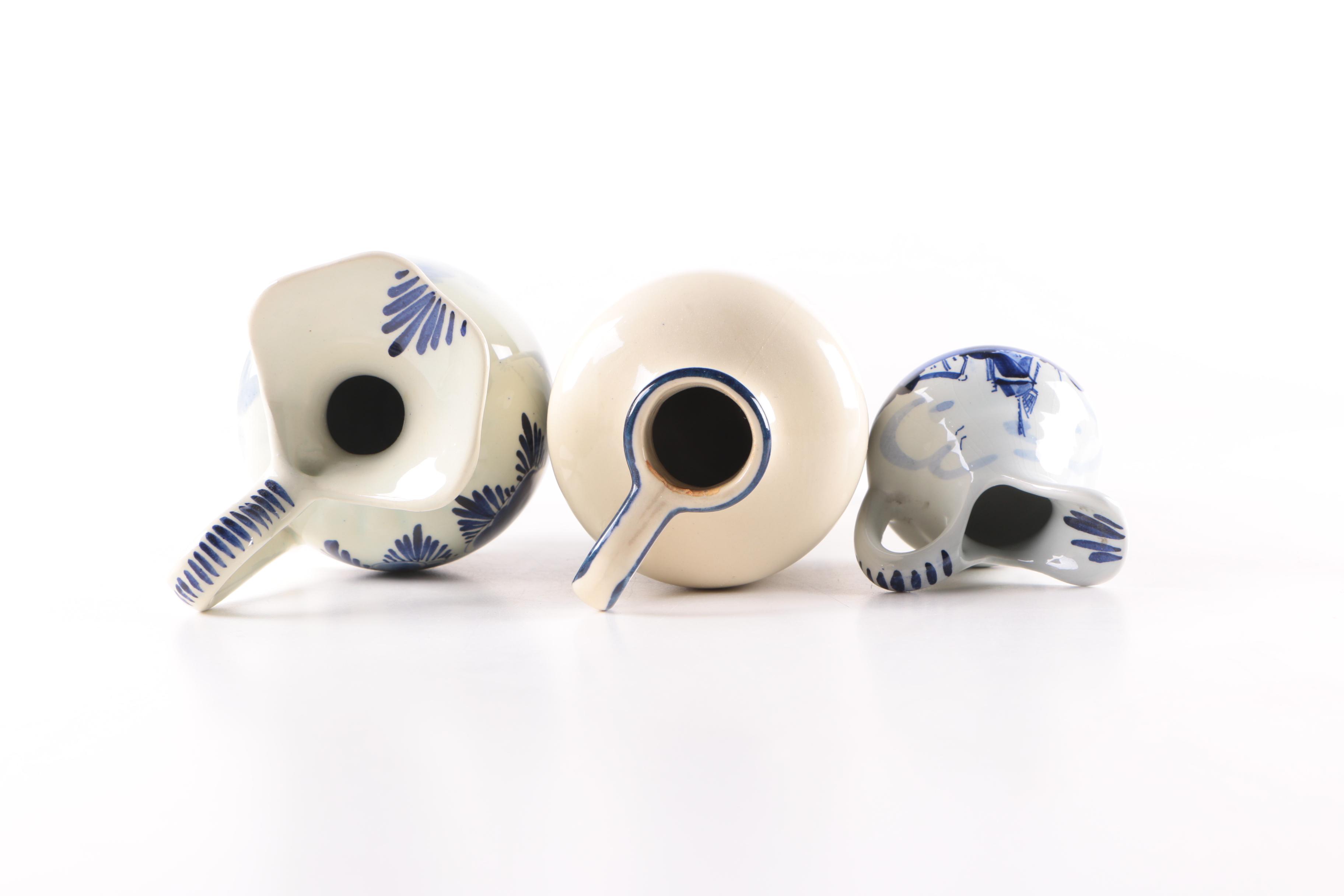 Delft Style Ceramic Jugs and Tile