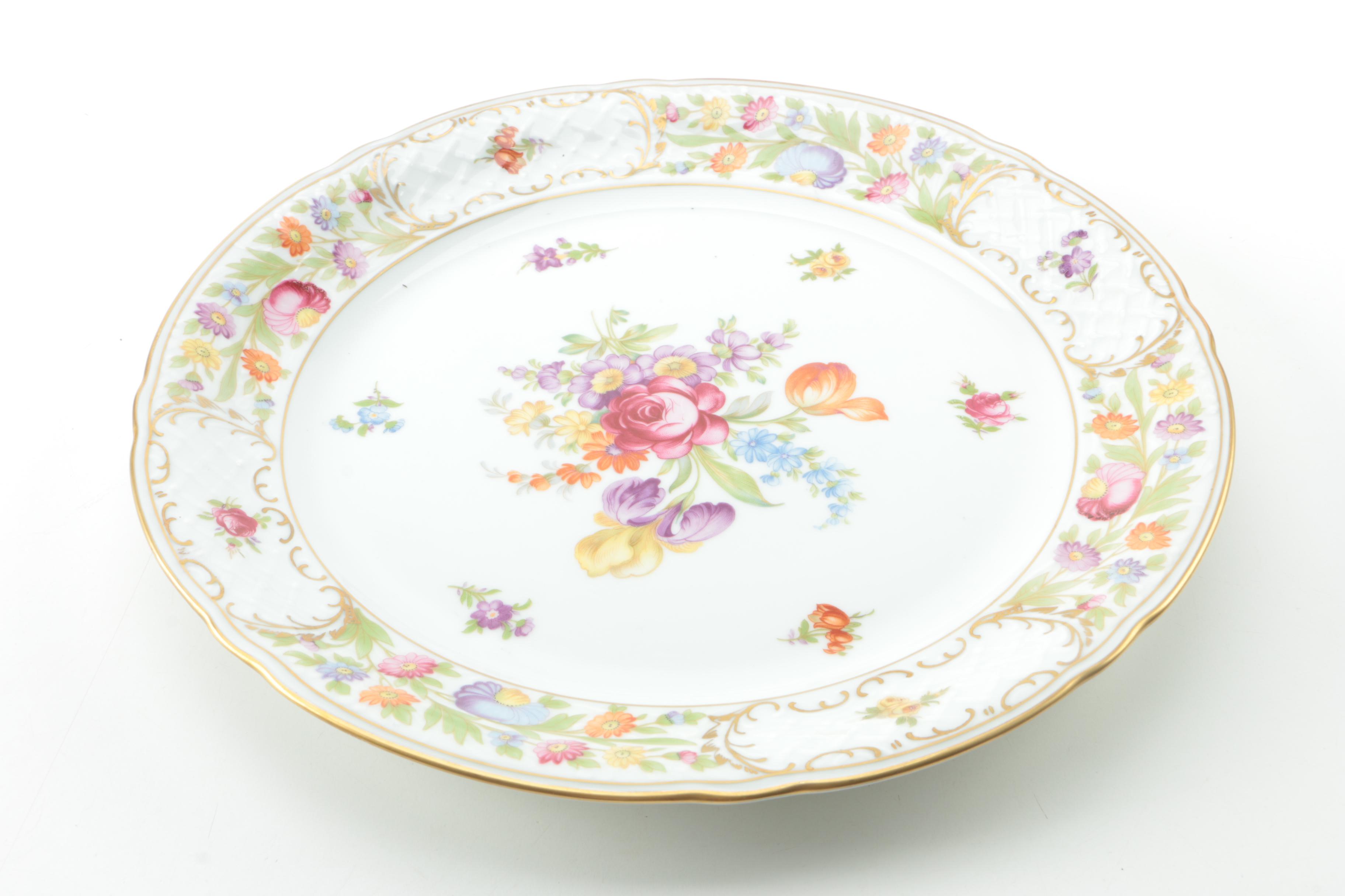 Vintage Schumann "Empress Dresden Flowers" Porcelain Serveware