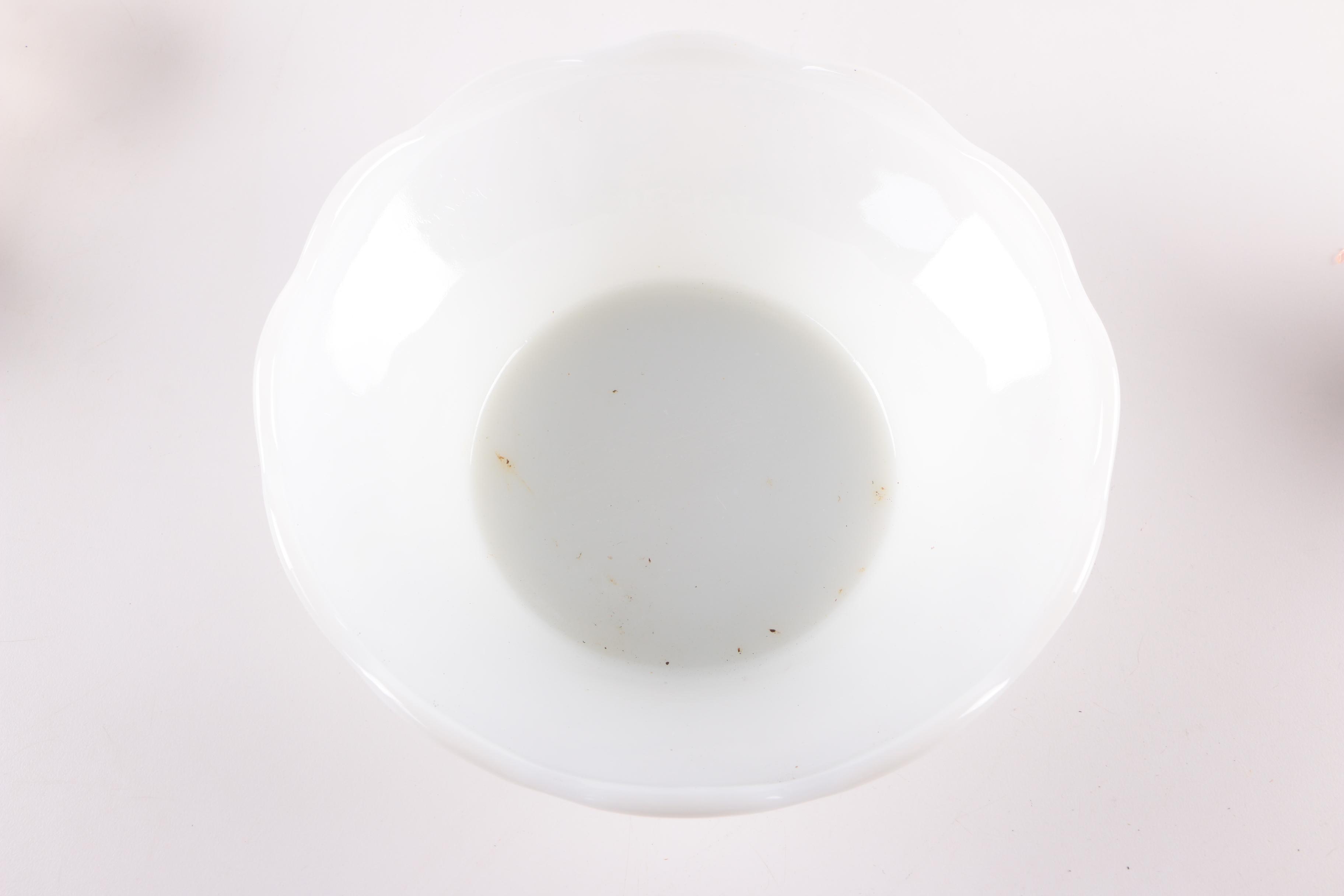 Anchor Hocking "Harvest Grapes" Milk Glass Punch Bowl Set