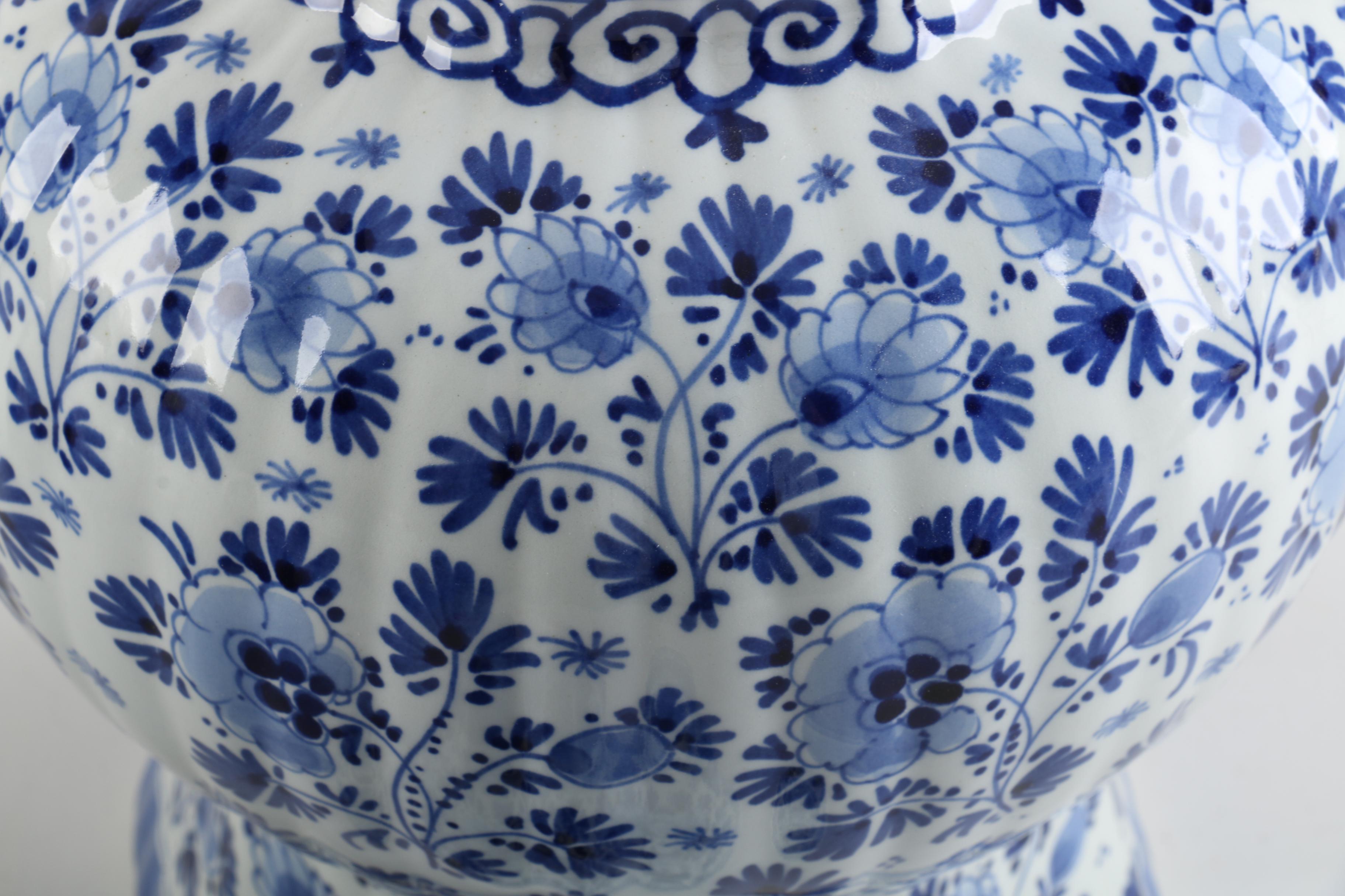 Hand-Painted Delft Style Jars Including Royal Delft and Zenith