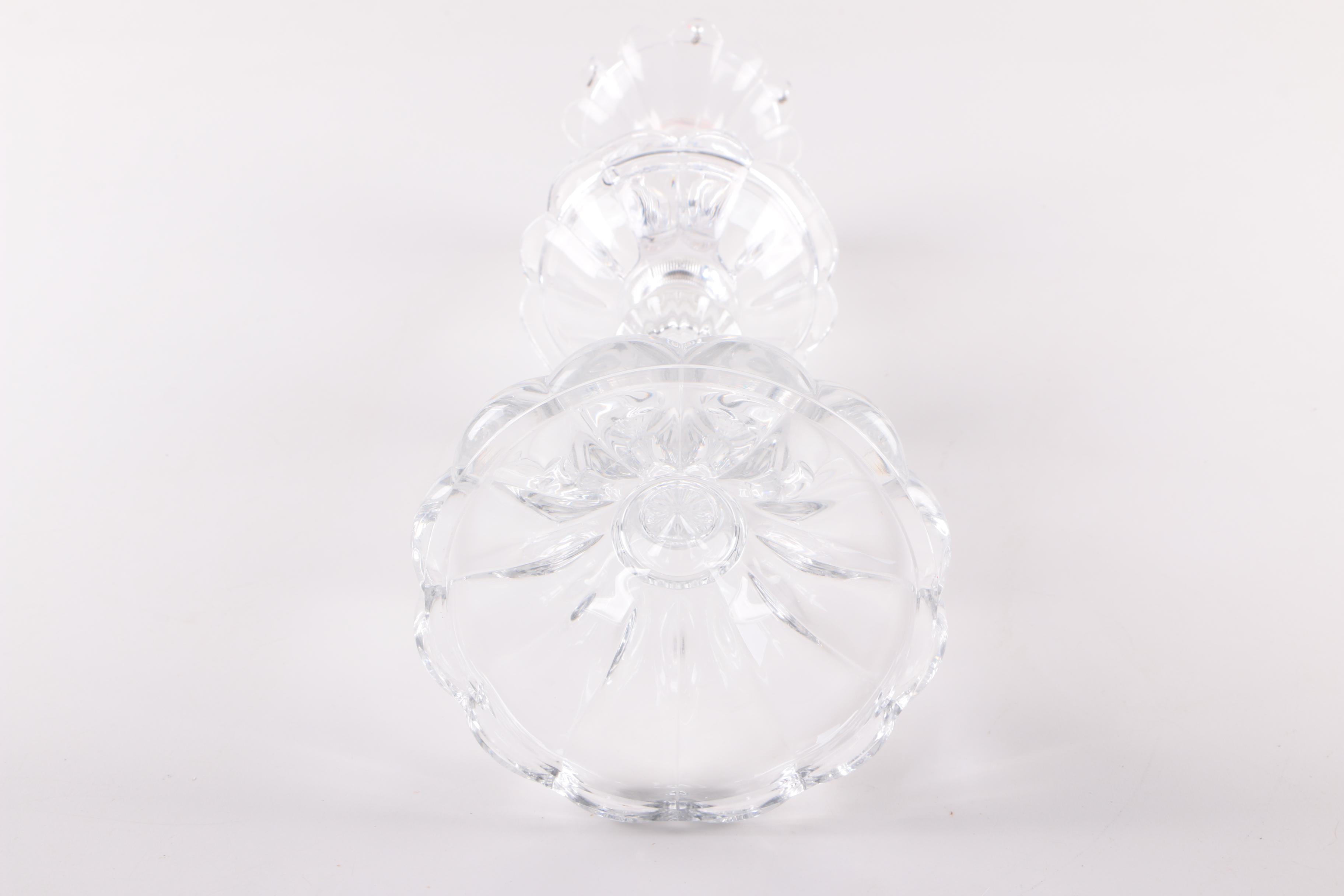 Crystal and Glass Candelabrum