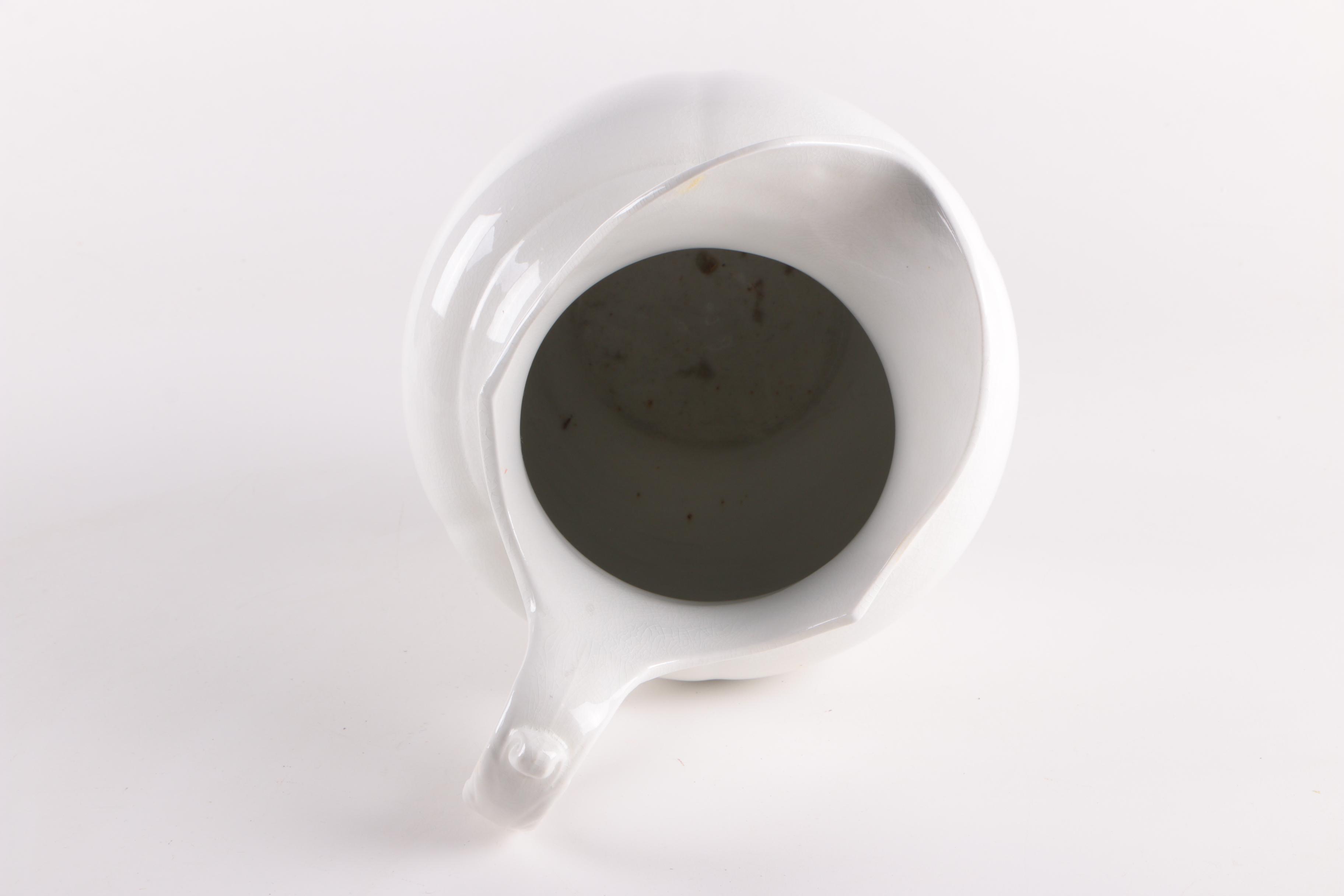 Antique Ironstone and Vintage Porcelain Vanity Accessories