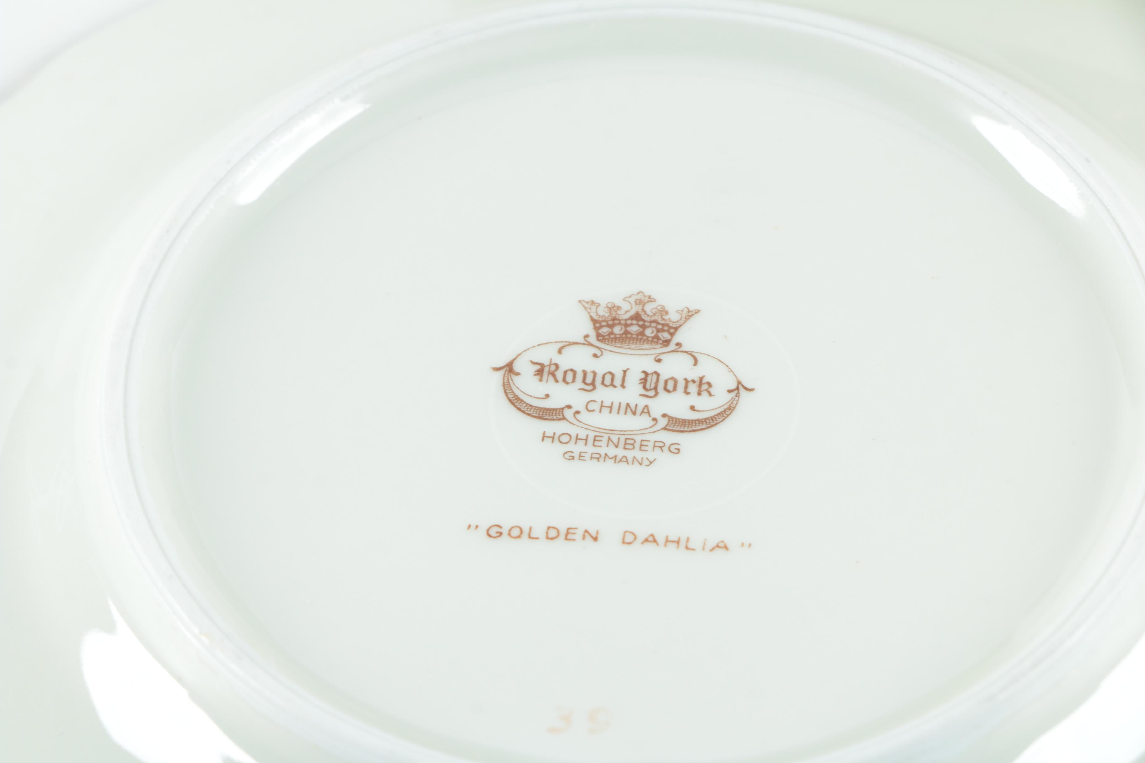 Royal York "Golden Dahlia" Service