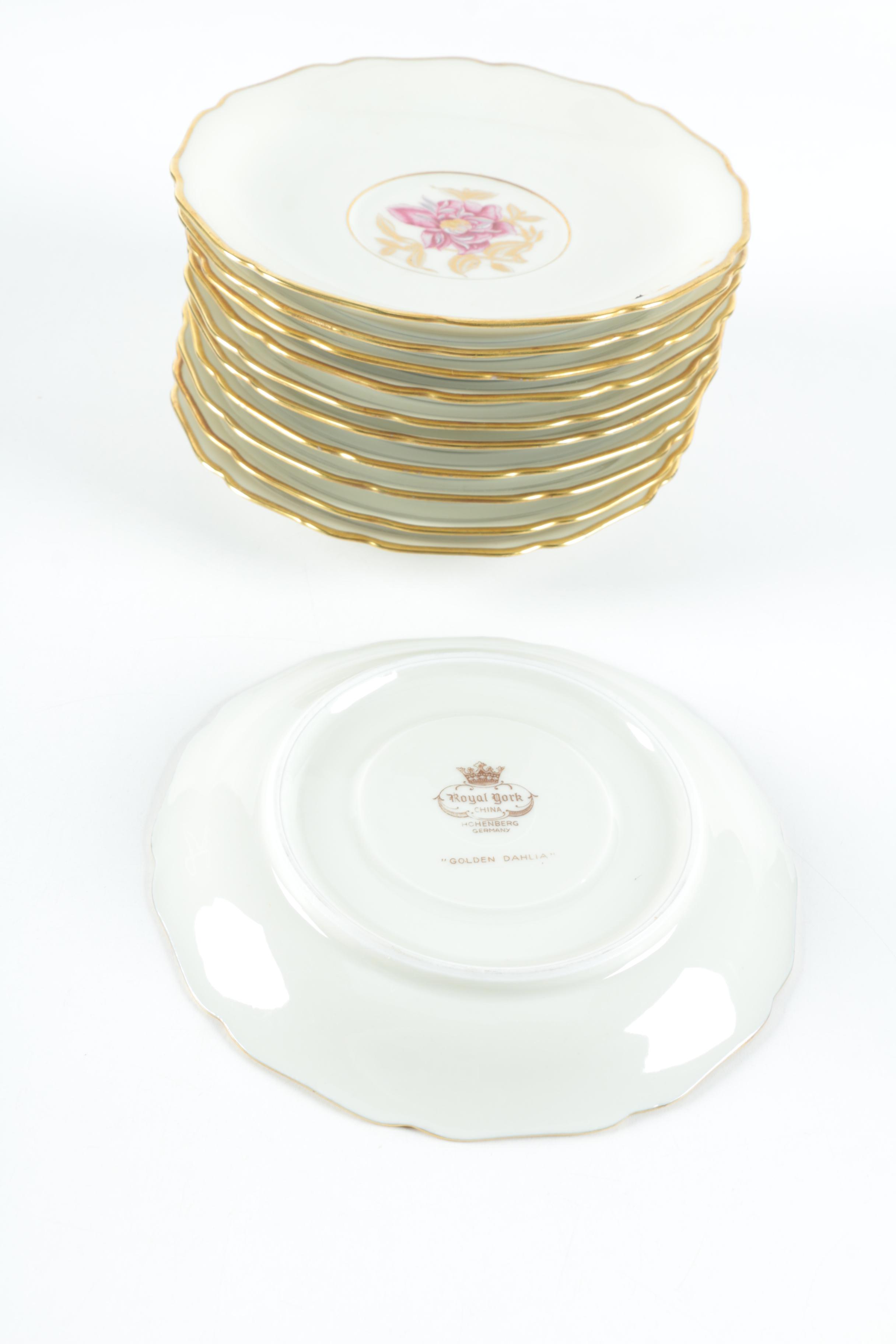 Royal York "Golden Dahlia" Service