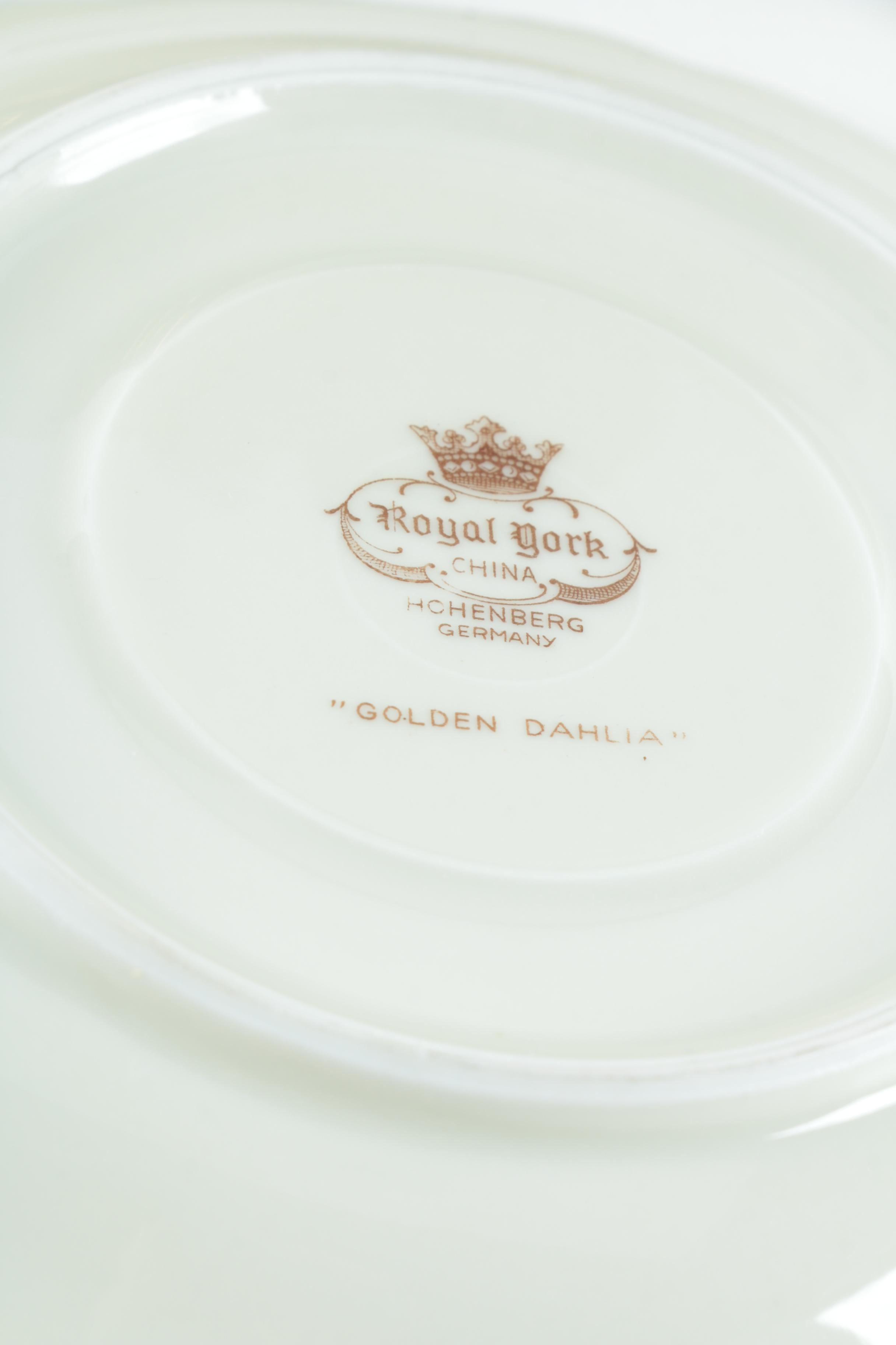 Royal York "Golden Dahlia" Service