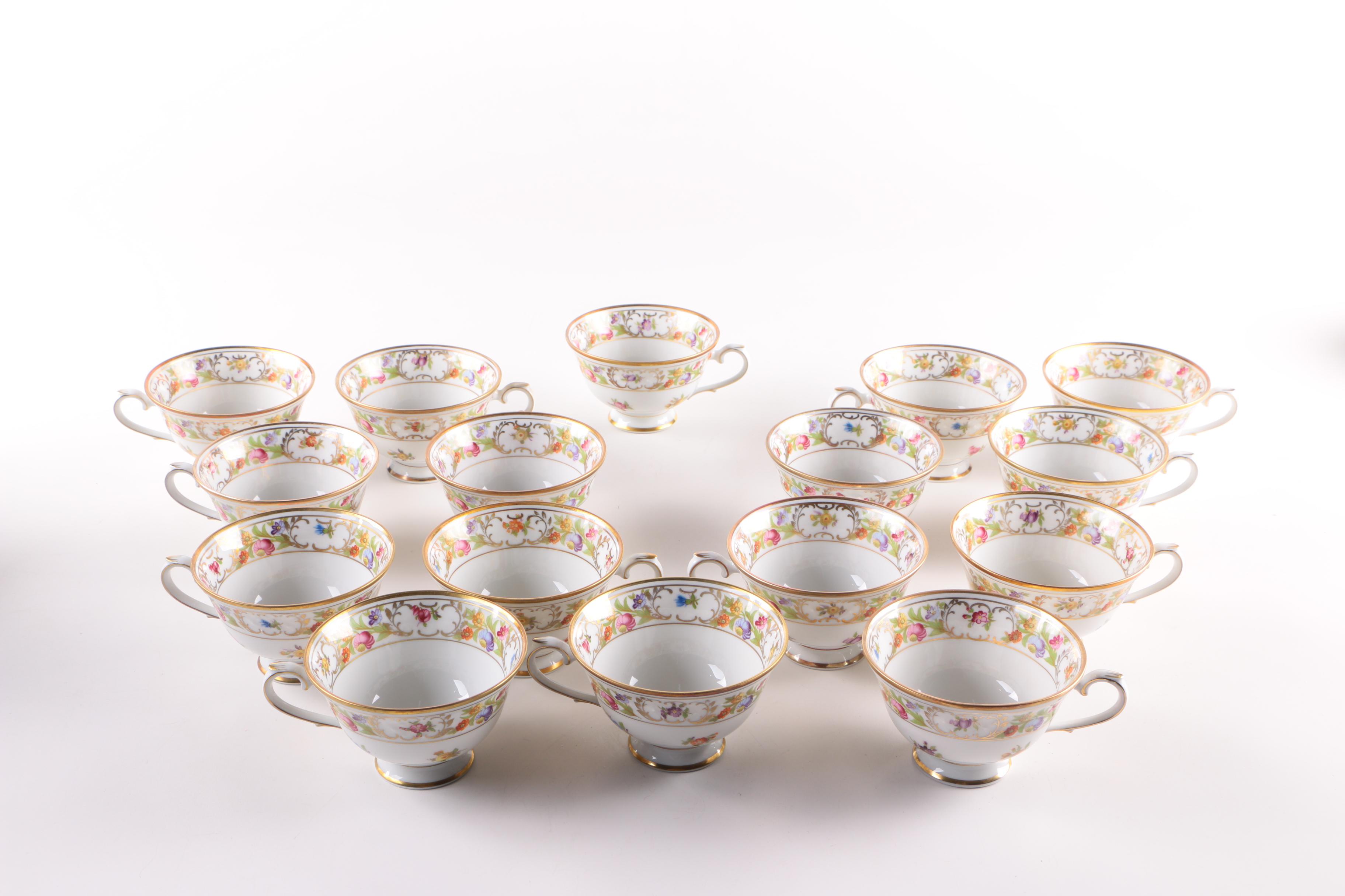 Schumann "Empress Dresden Flowers" Porcelain Tea Service