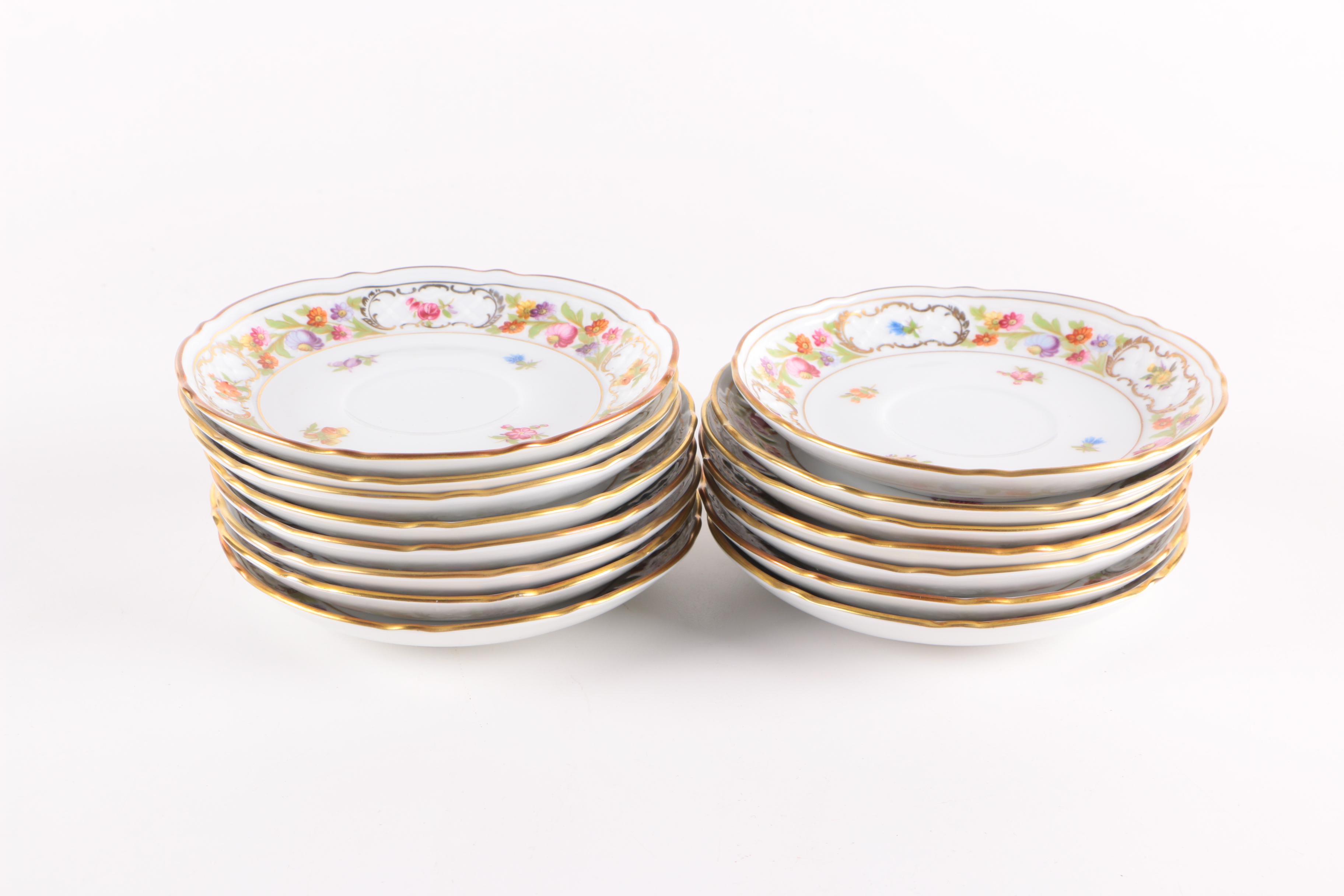 Schumann "Empress Dresden Flowers" Porcelain Tea Service