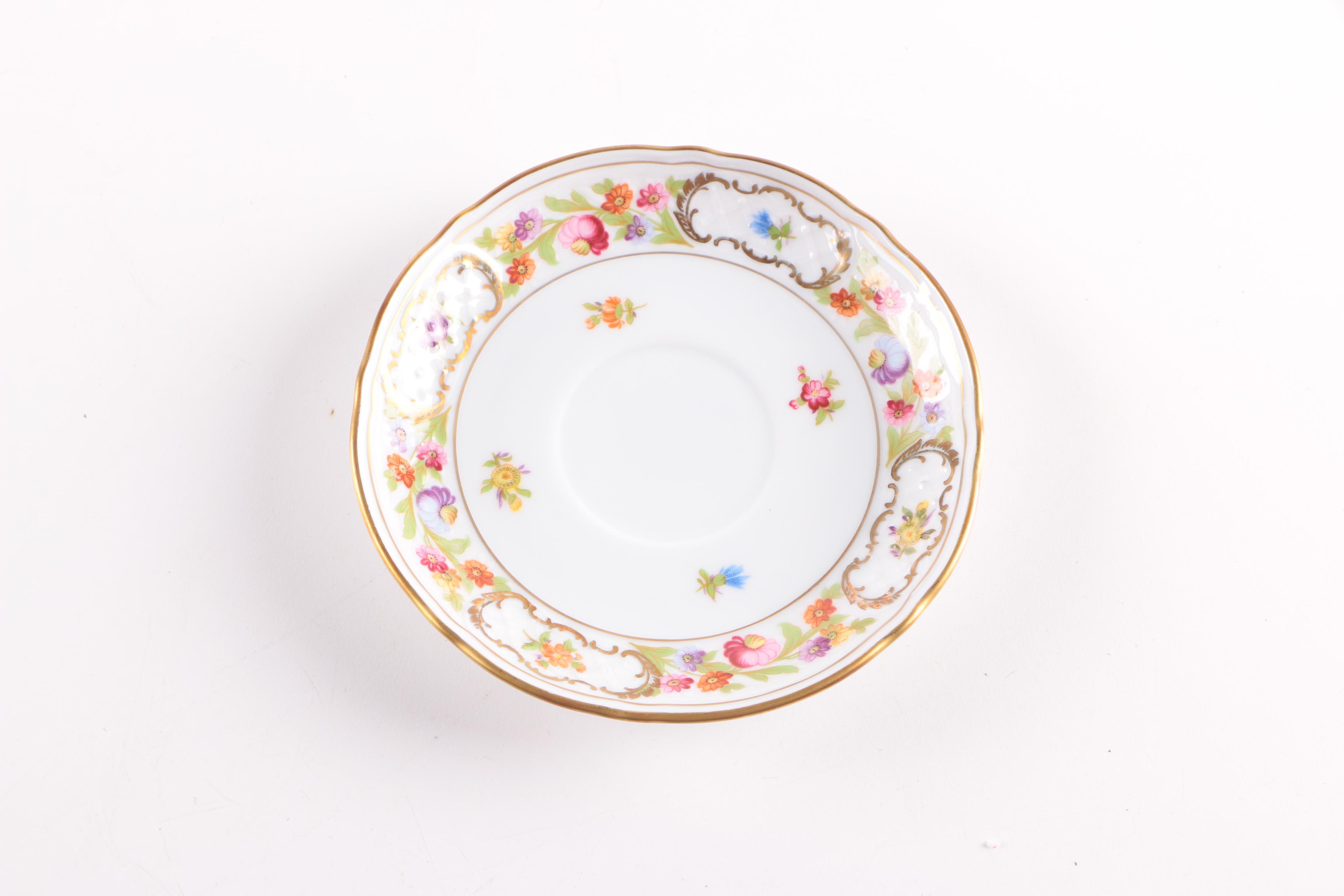 Schumann "Empress Dresden Flowers" Porcelain Tea Service