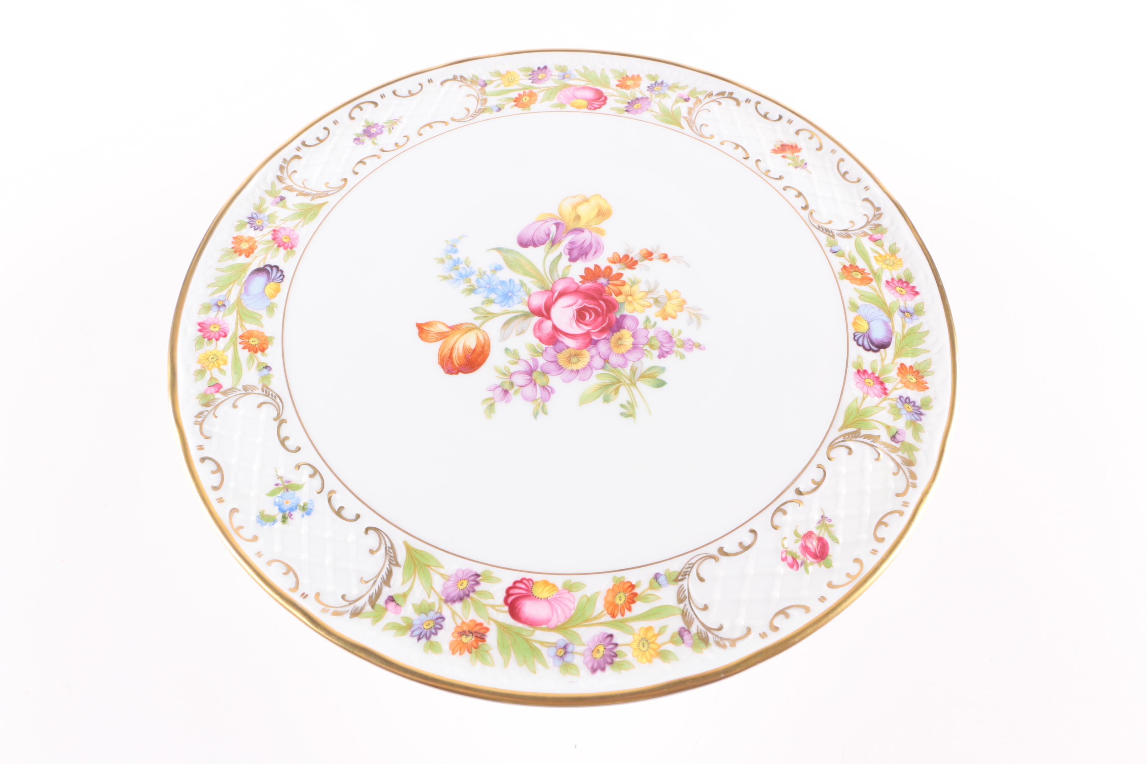 Schumann "Empress Dresden Flowers" Porcelain Tea Service