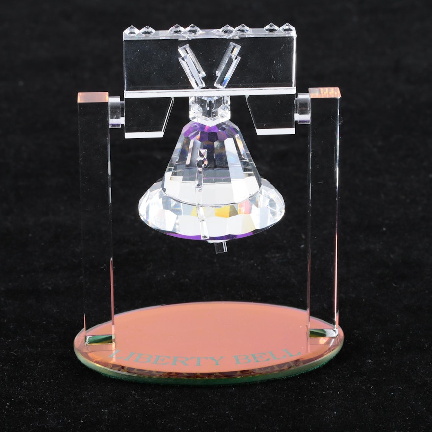 Crystal World "Liberty Bell' Figurine