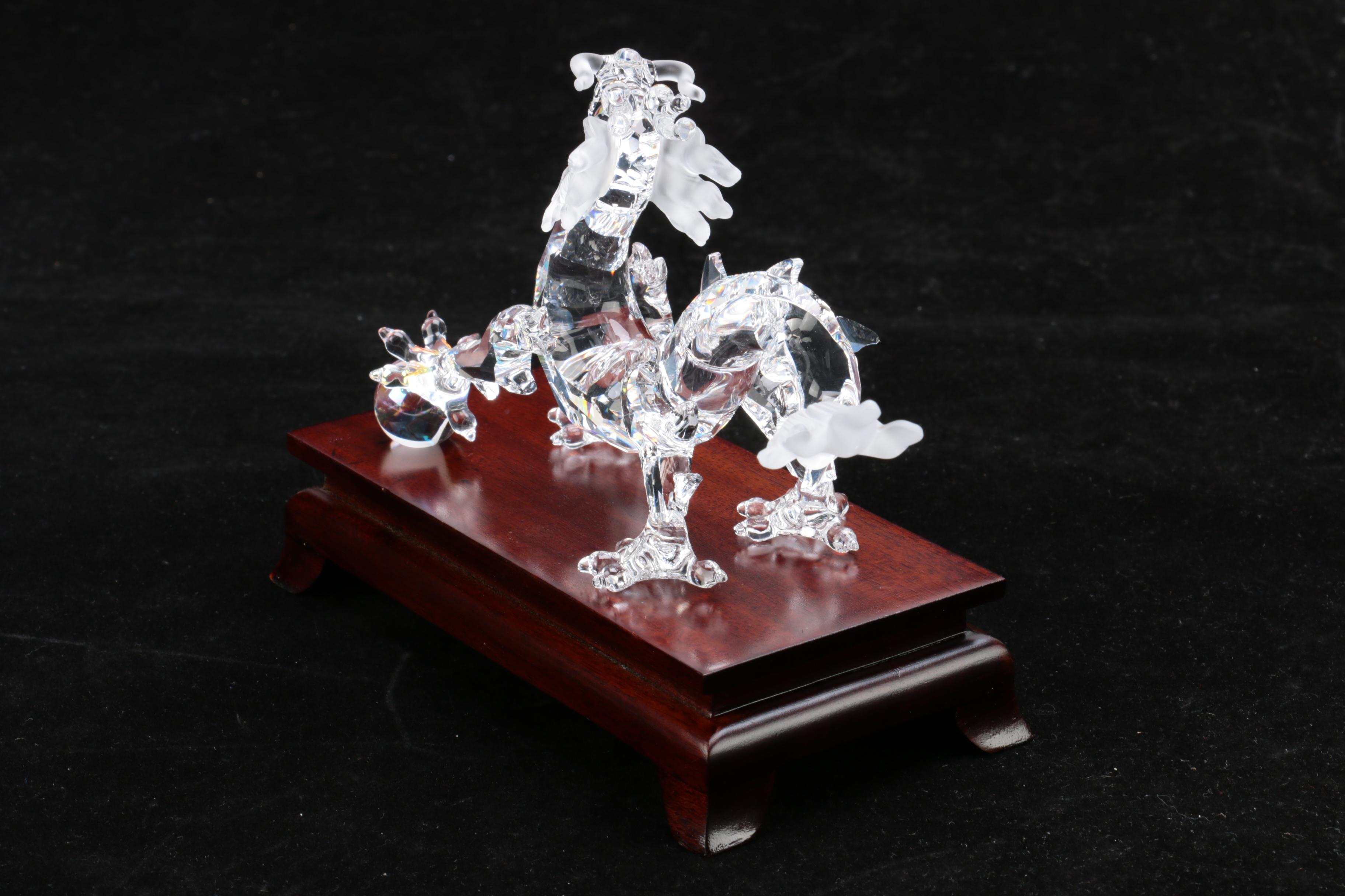 Swarovski Crystal Dragon Figurine